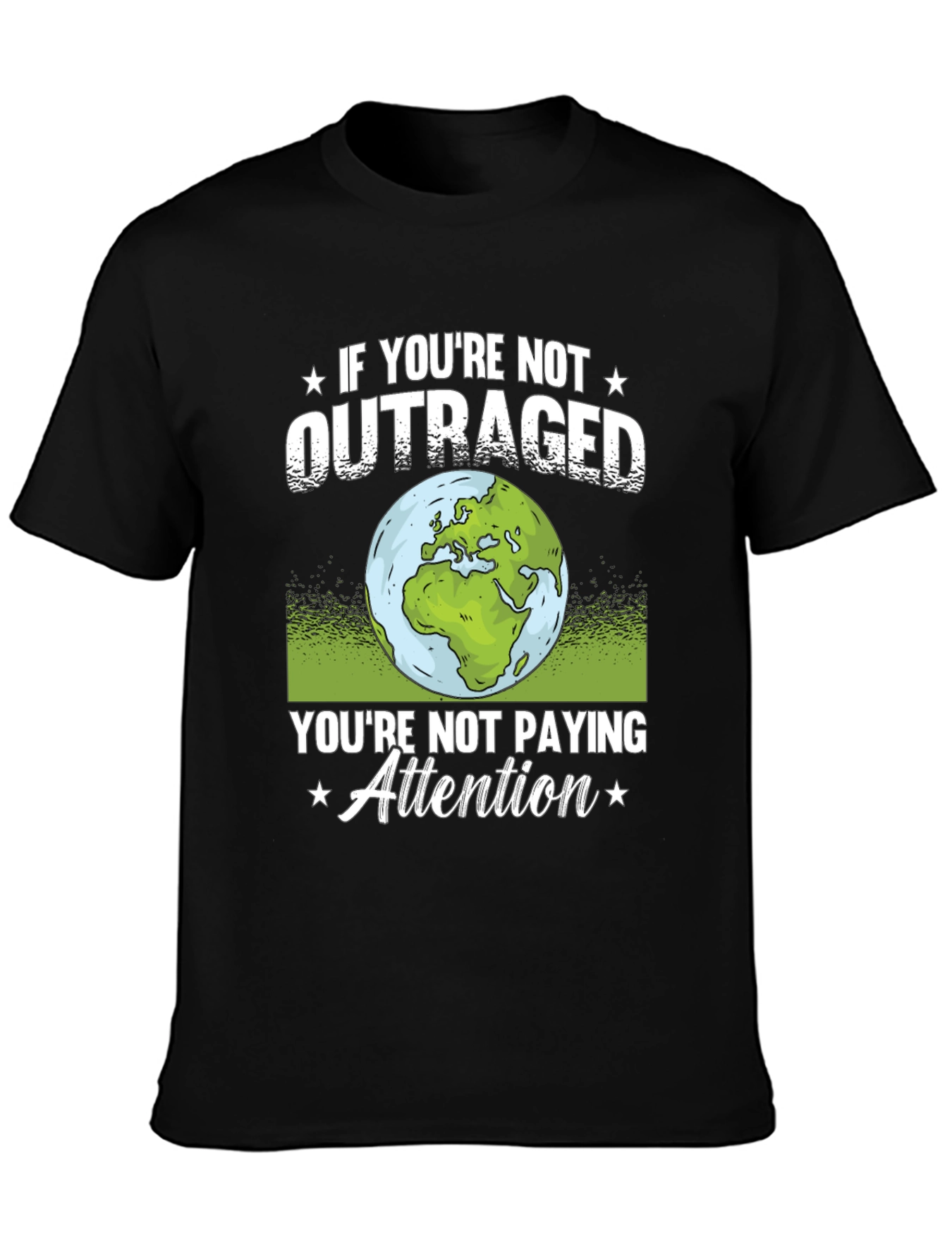 Outraged Earth Graphic T-Shirt