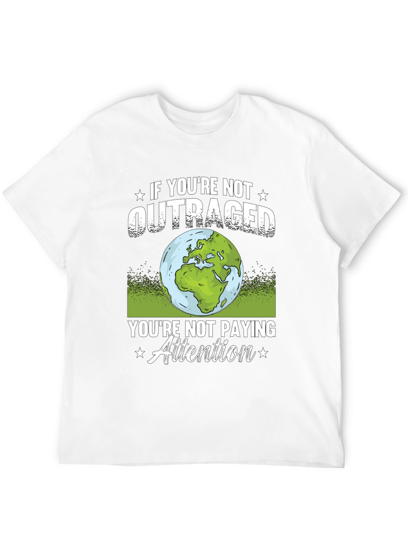 Outraged Earth Graphic T-Shirt