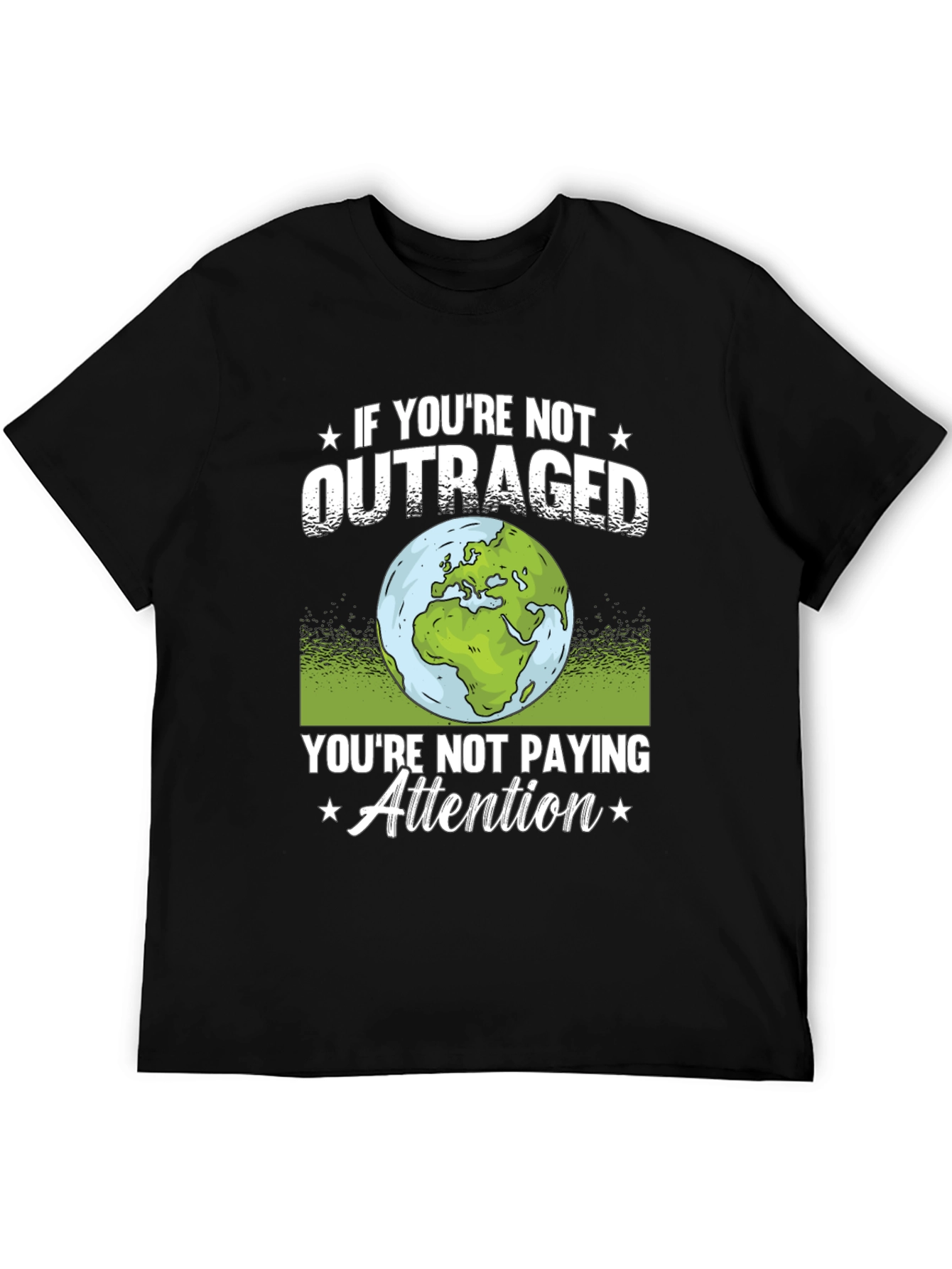 Outraged Earth Graphic T-Shirt
