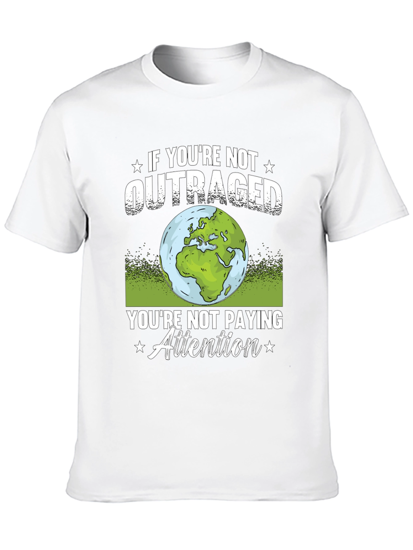 Outraged Earth Graphic T-Shirt