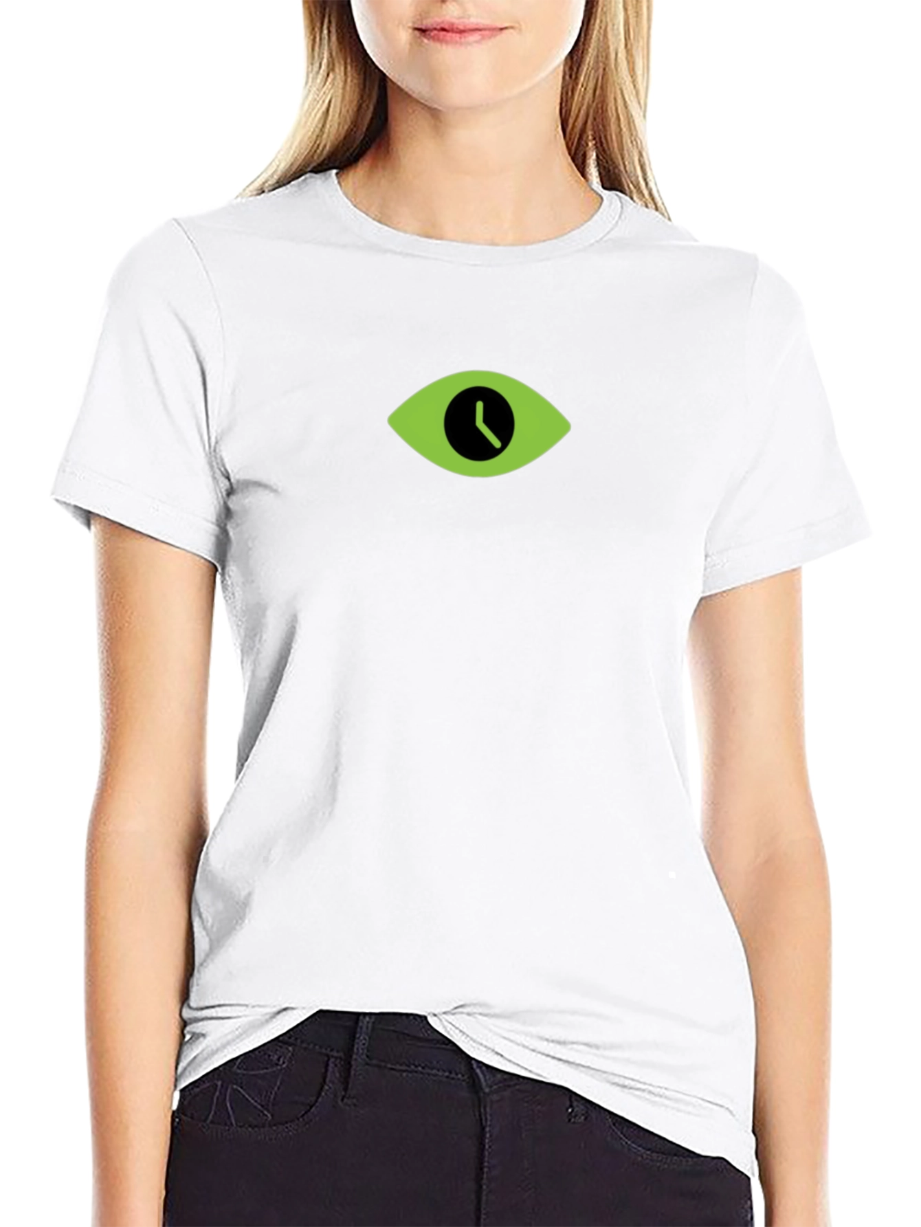 Eye Clock Graphic Tee - Time Flies!