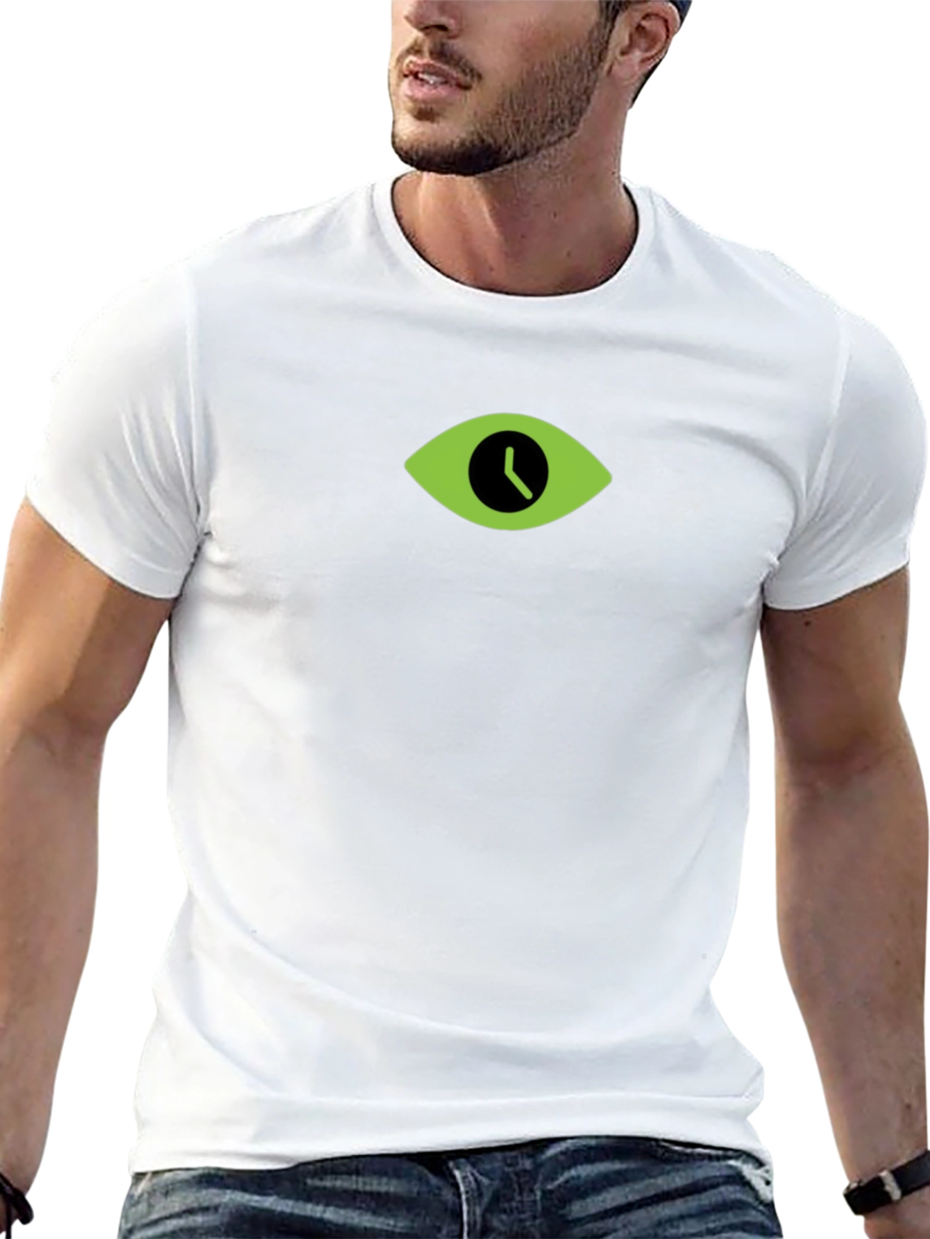 Eye Clock Graphic Tee - Time Flies!