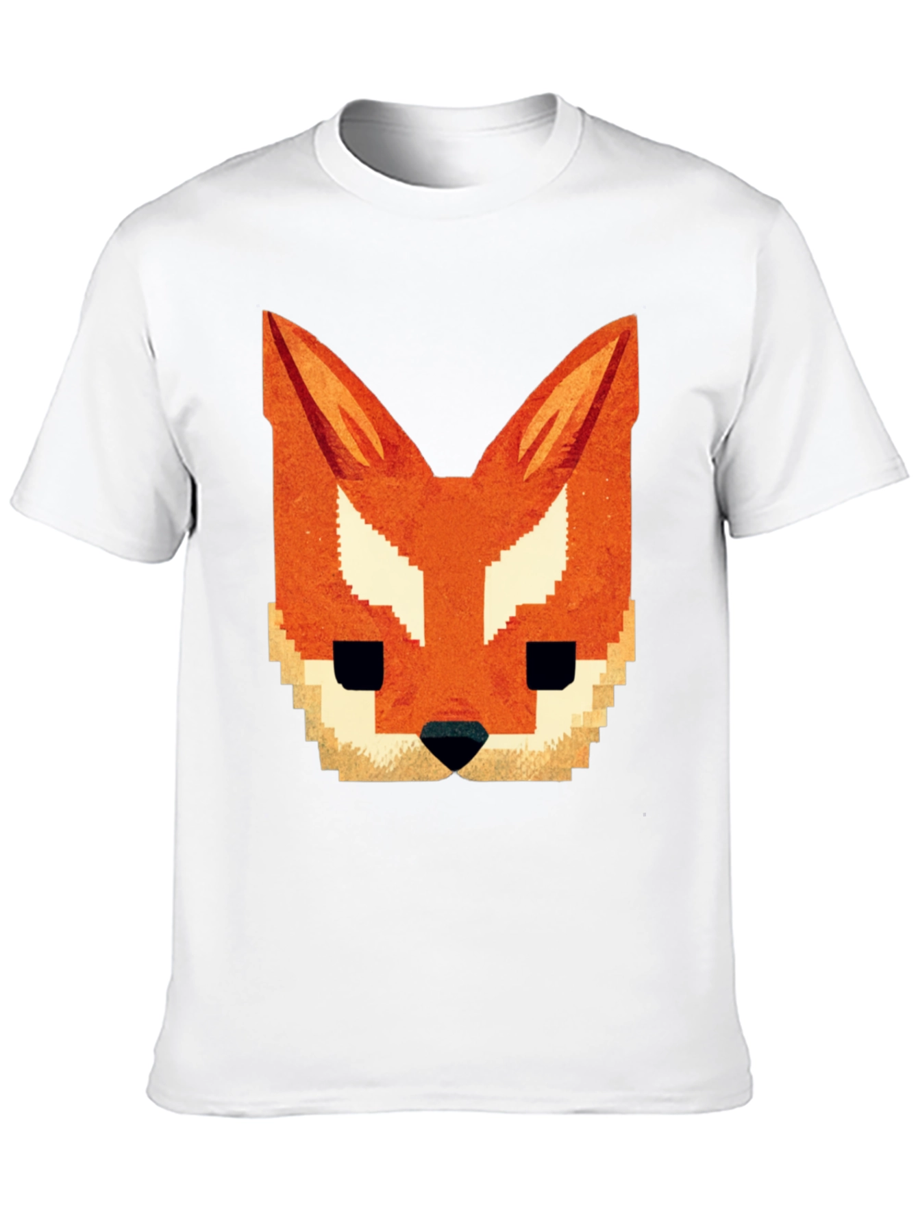 Pixel Fox Graphic Tee - Black T-Shirt