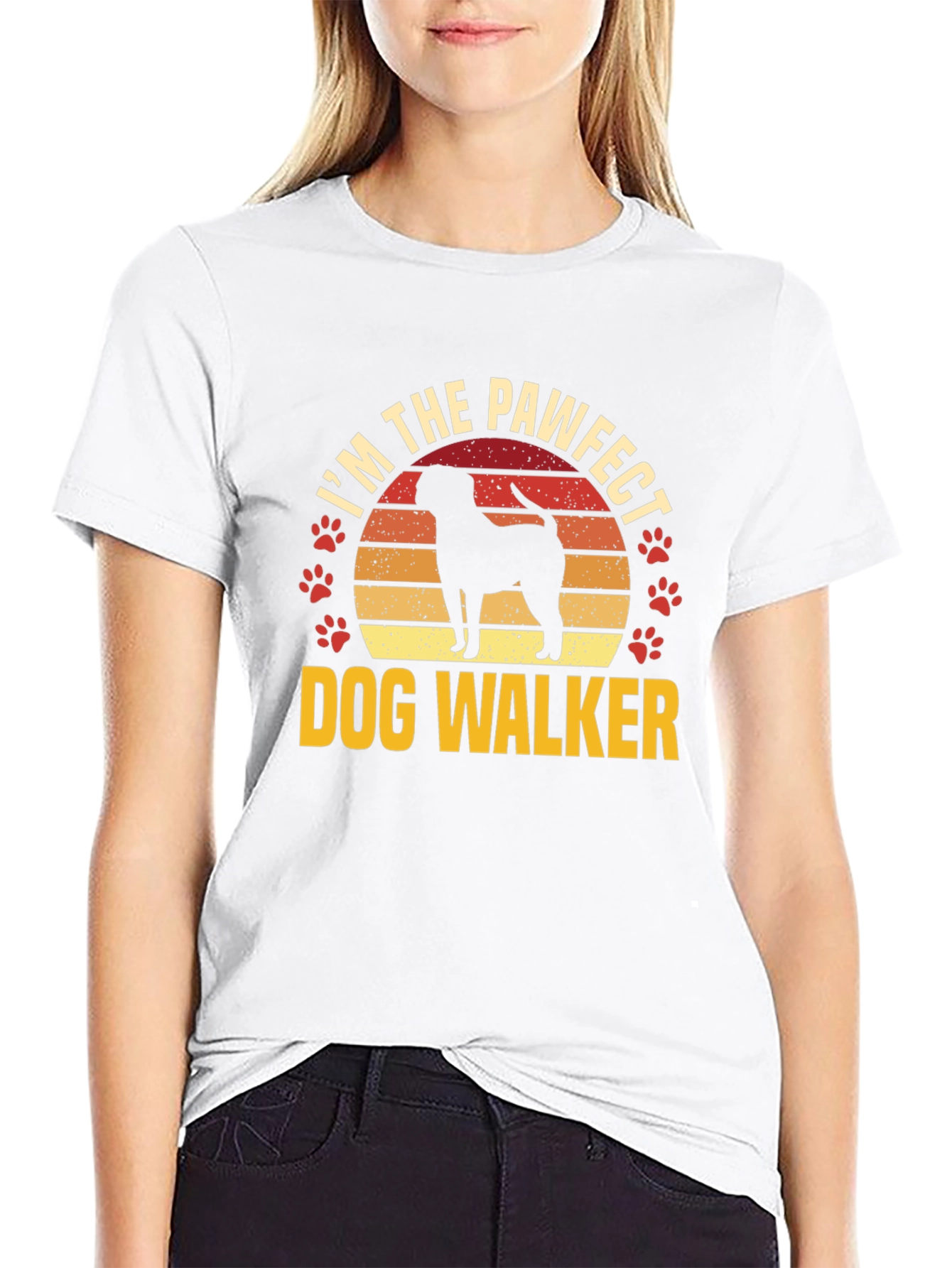 Pawfect Dog Walker T-Shirt - Dog Lover Tee