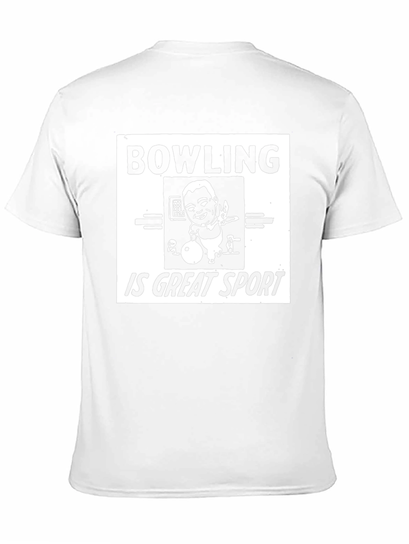 Bowling is Great Sport Black T-Shirt
