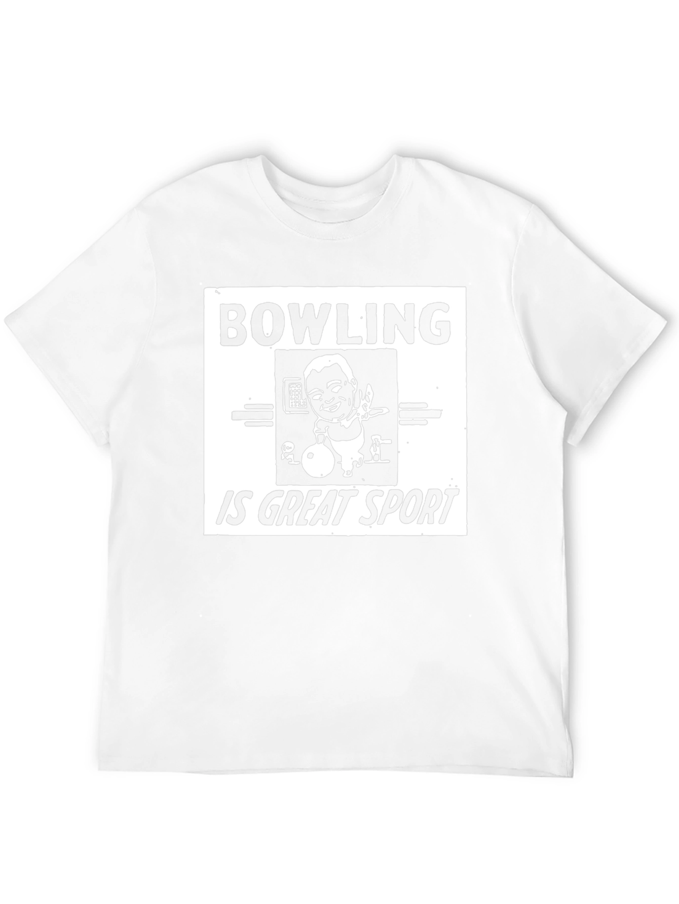 Bowling is Great Sport Black T-Shirt