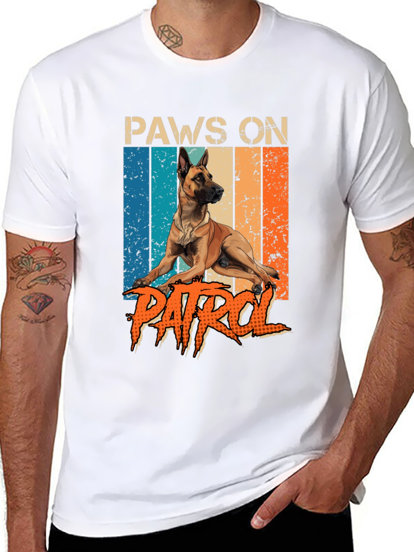Paws on Patrol Dog Graphic Tee