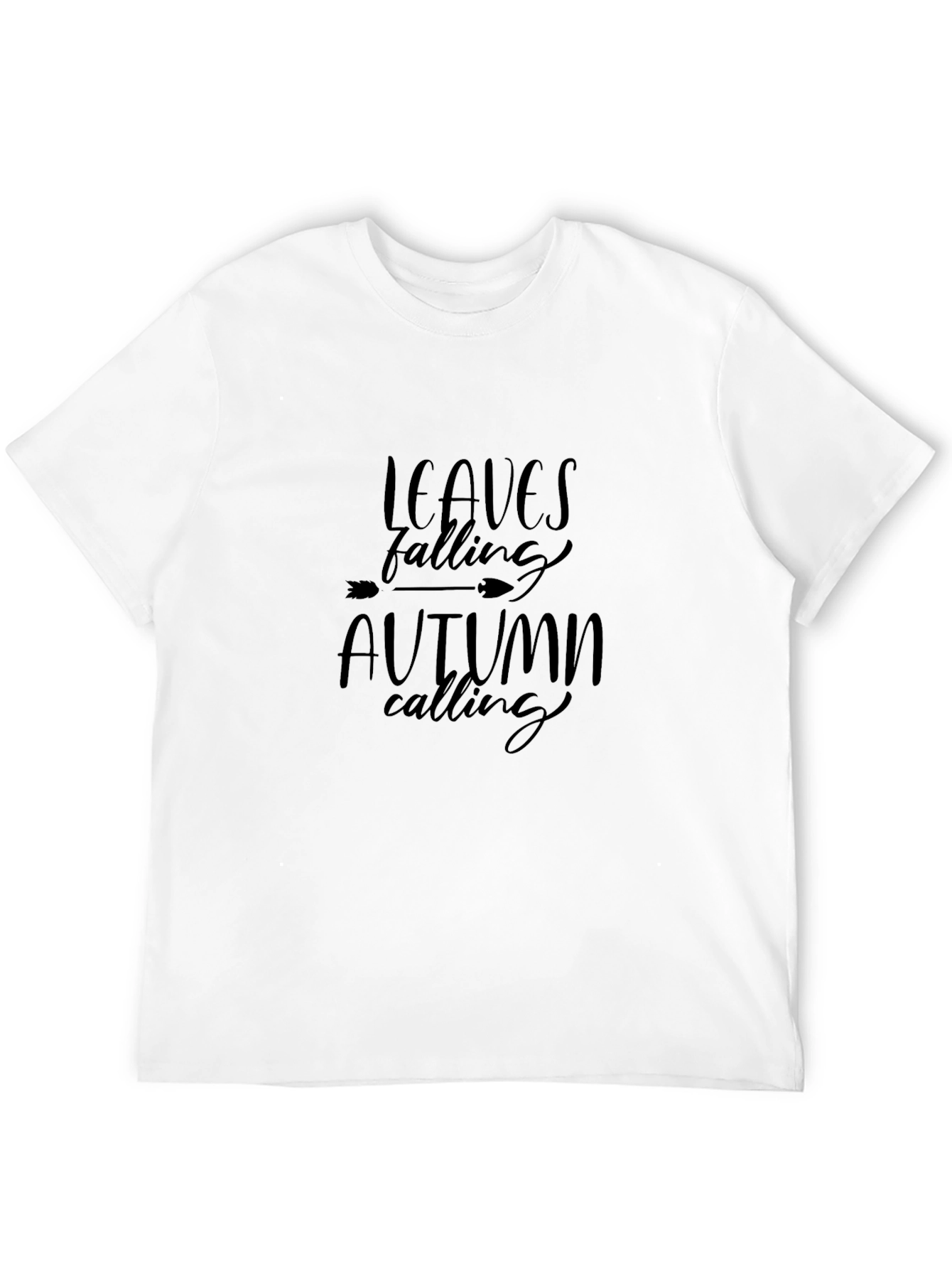 Leaves Falling Autumn Calling Graphic Tee