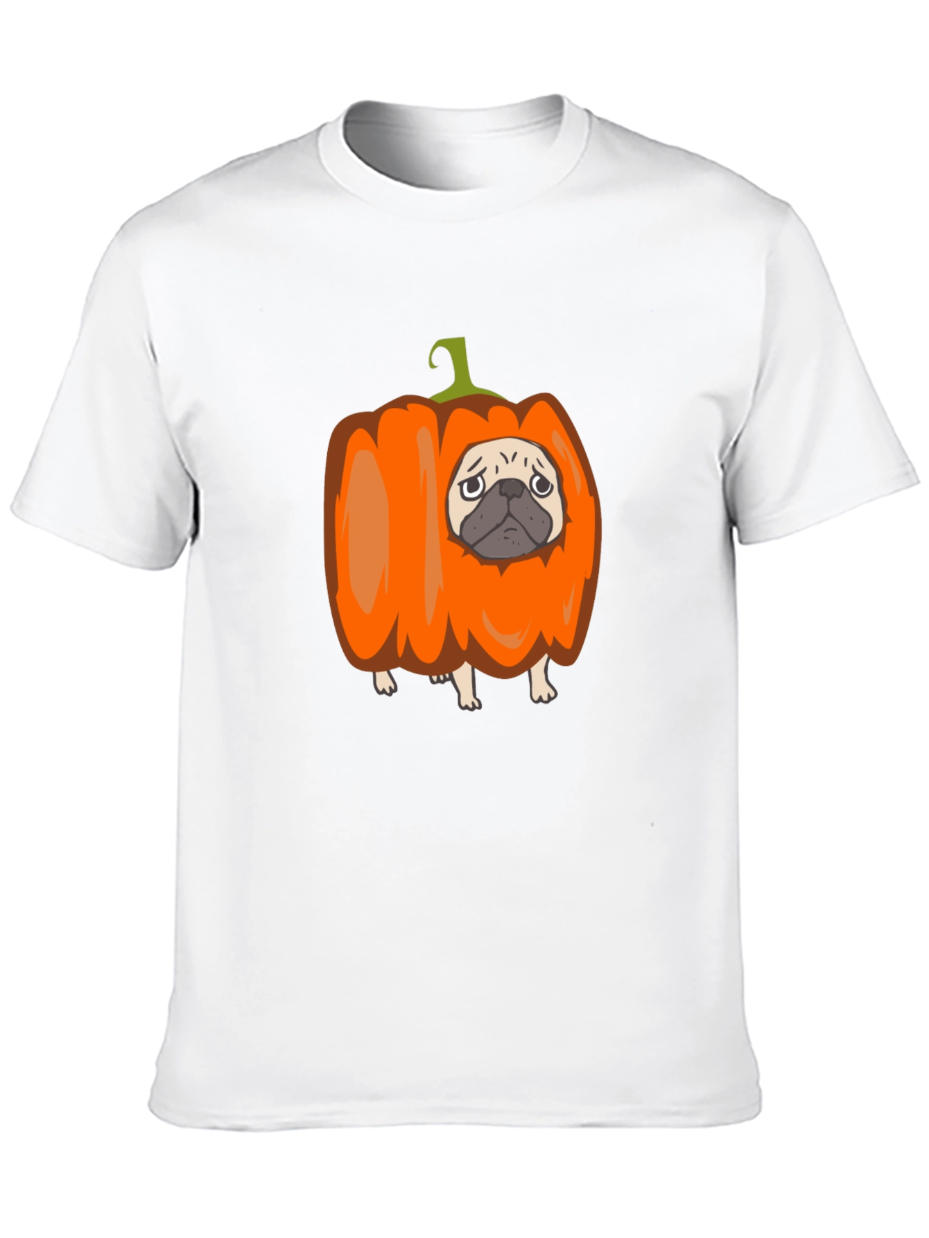 Pug-kin T-Shirt: Adorable Halloween Tee