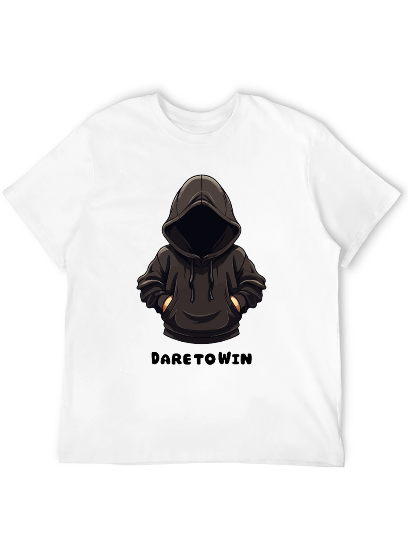 Dare to Win Hooded Character Graphic T-Shirt