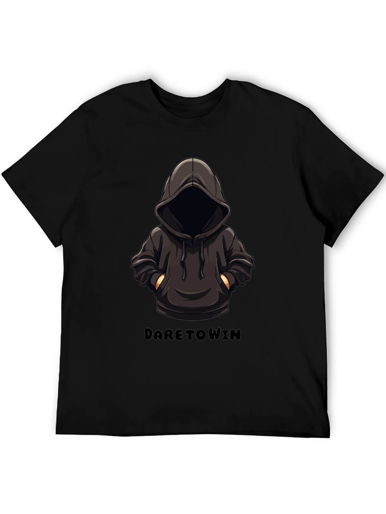 Dare to Win Hooded Character Graphic T-Shirt