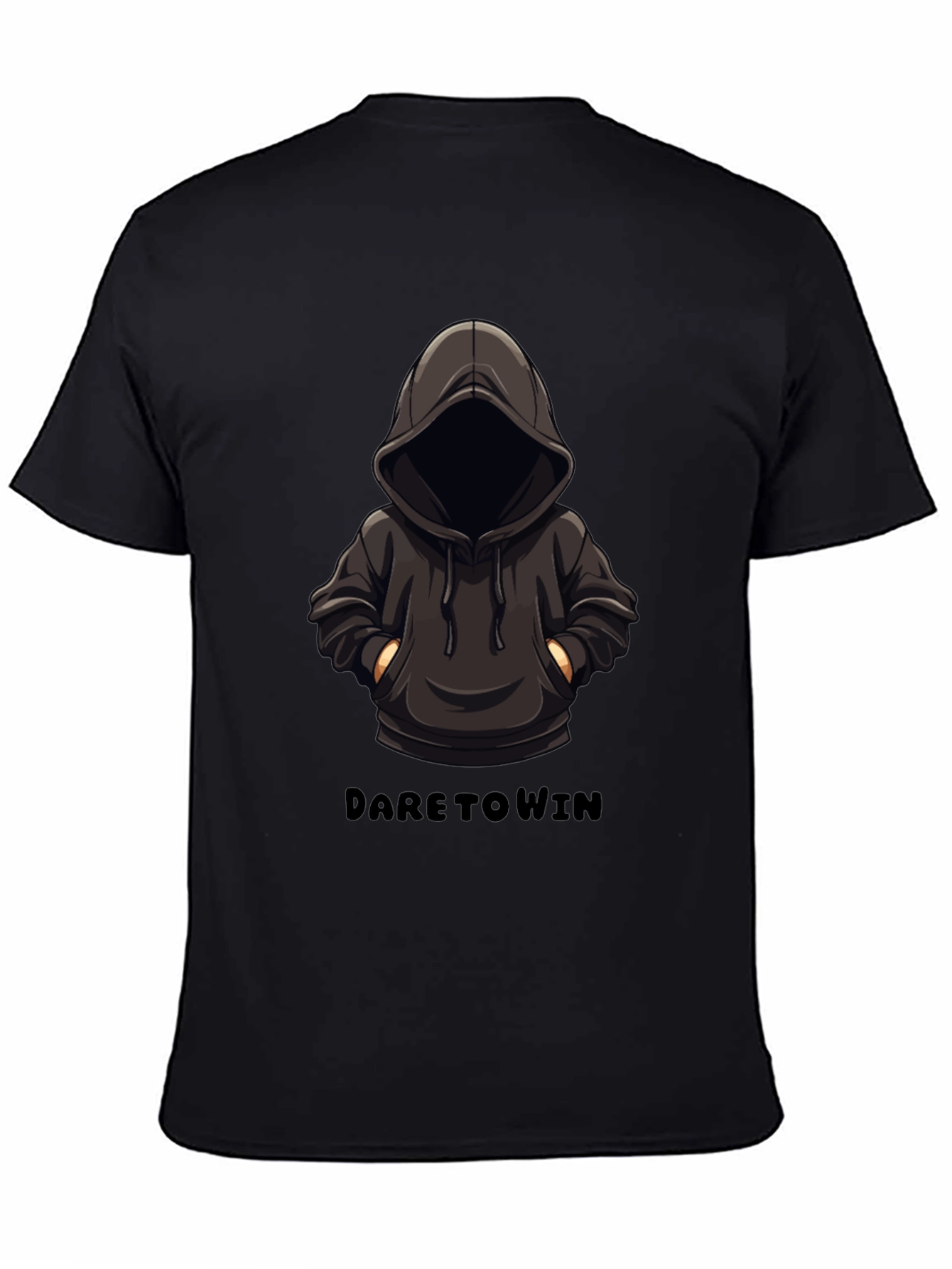 Dare to Win Hooded Character Graphic T-Shirt