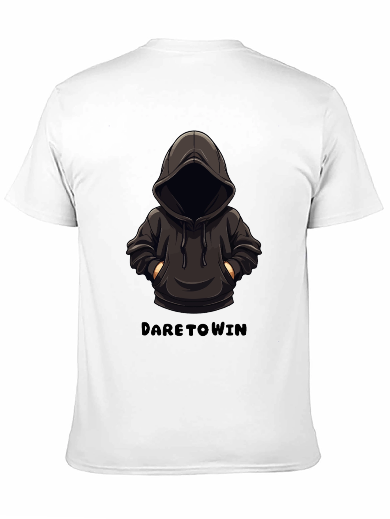 Dare to Win Hooded Character Graphic T-Shirt
