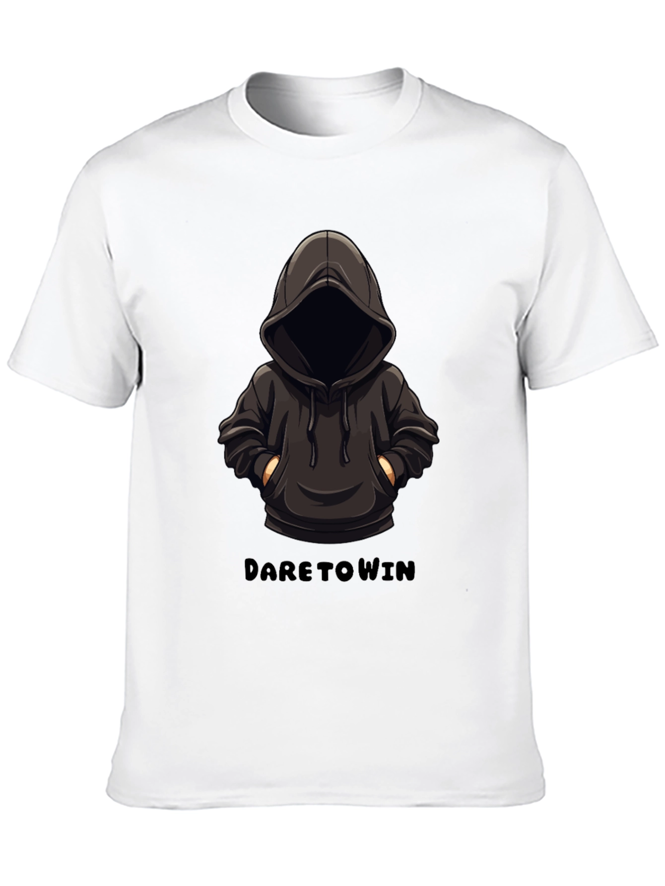Dare to Win Hooded Character Graphic T-Shirt