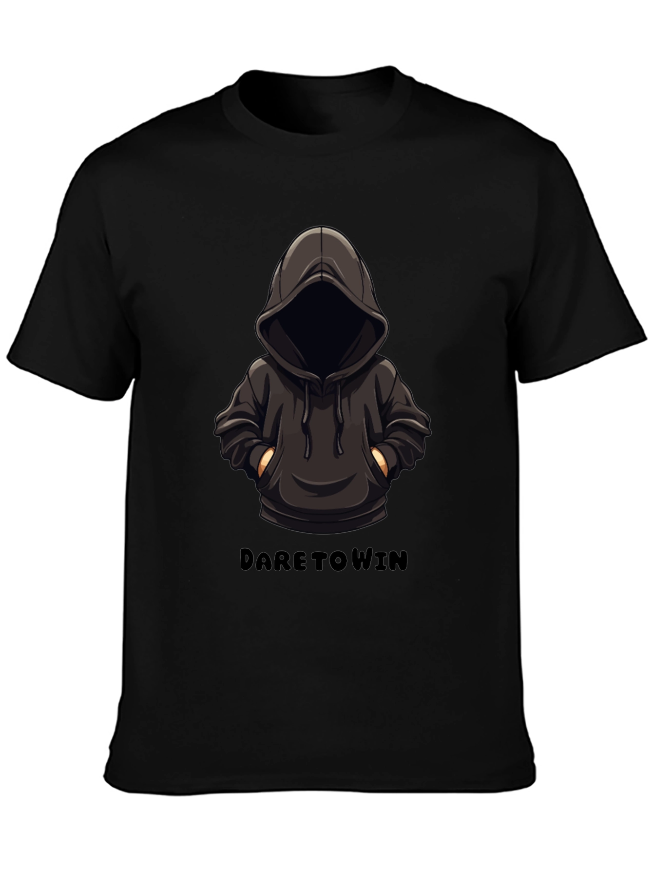 Dare to Win Hooded Character Graphic T-Shirt