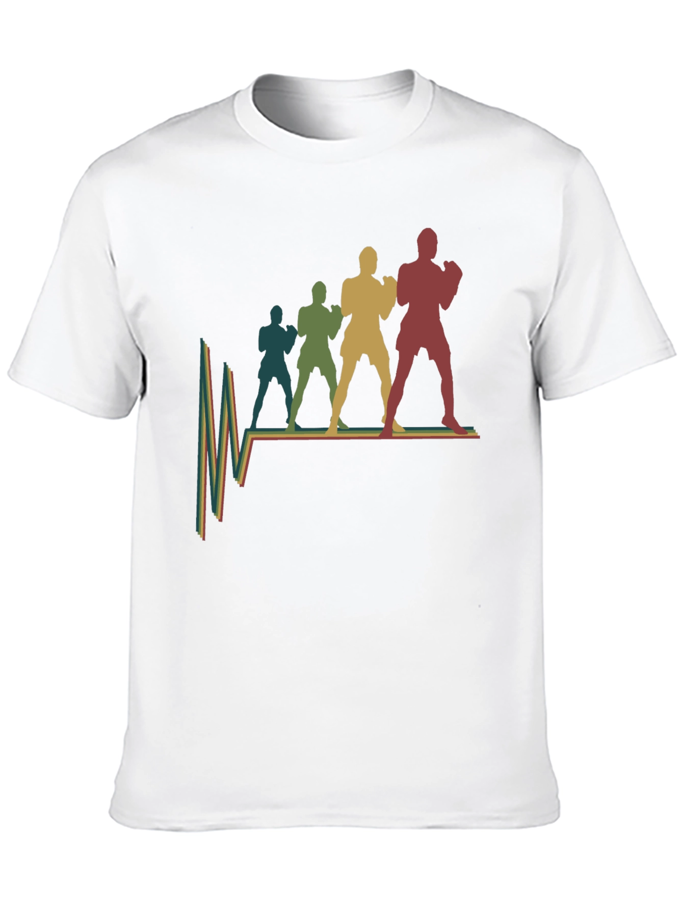 Retro Boxer Pulse T-Shirt - Black