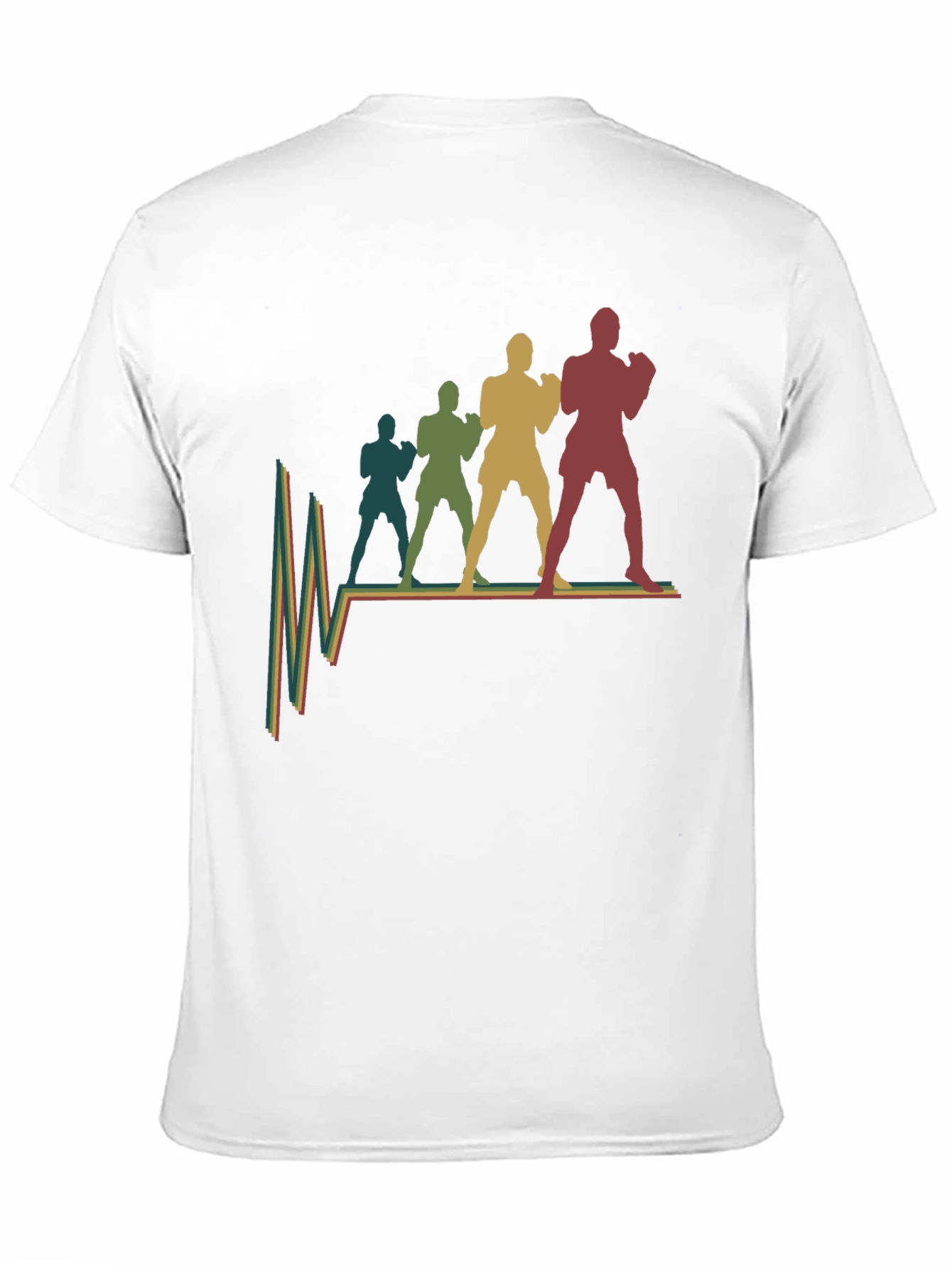 Retro Boxer Pulse T-Shirt - Black