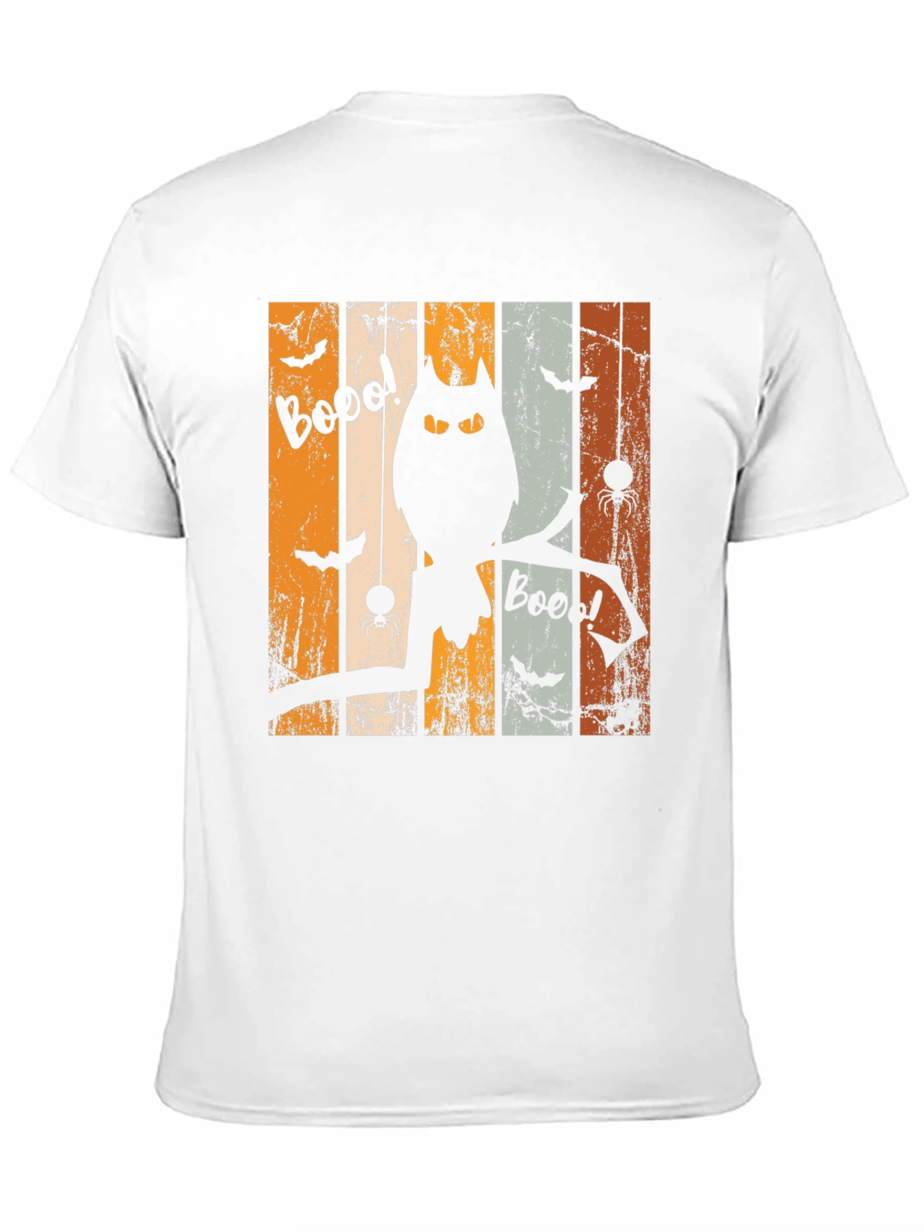 Halloween Owl Boo Graphic T-Shirt