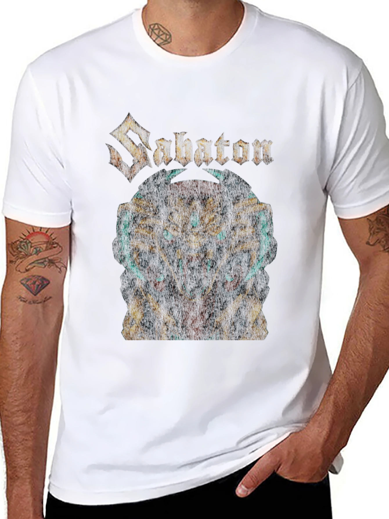Sabaton Snake T-Shirt - Black Graphic Tee