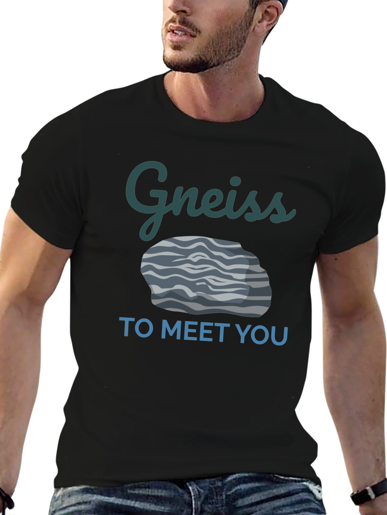 Gneiss To Meet You Funny Geology T-Shirt