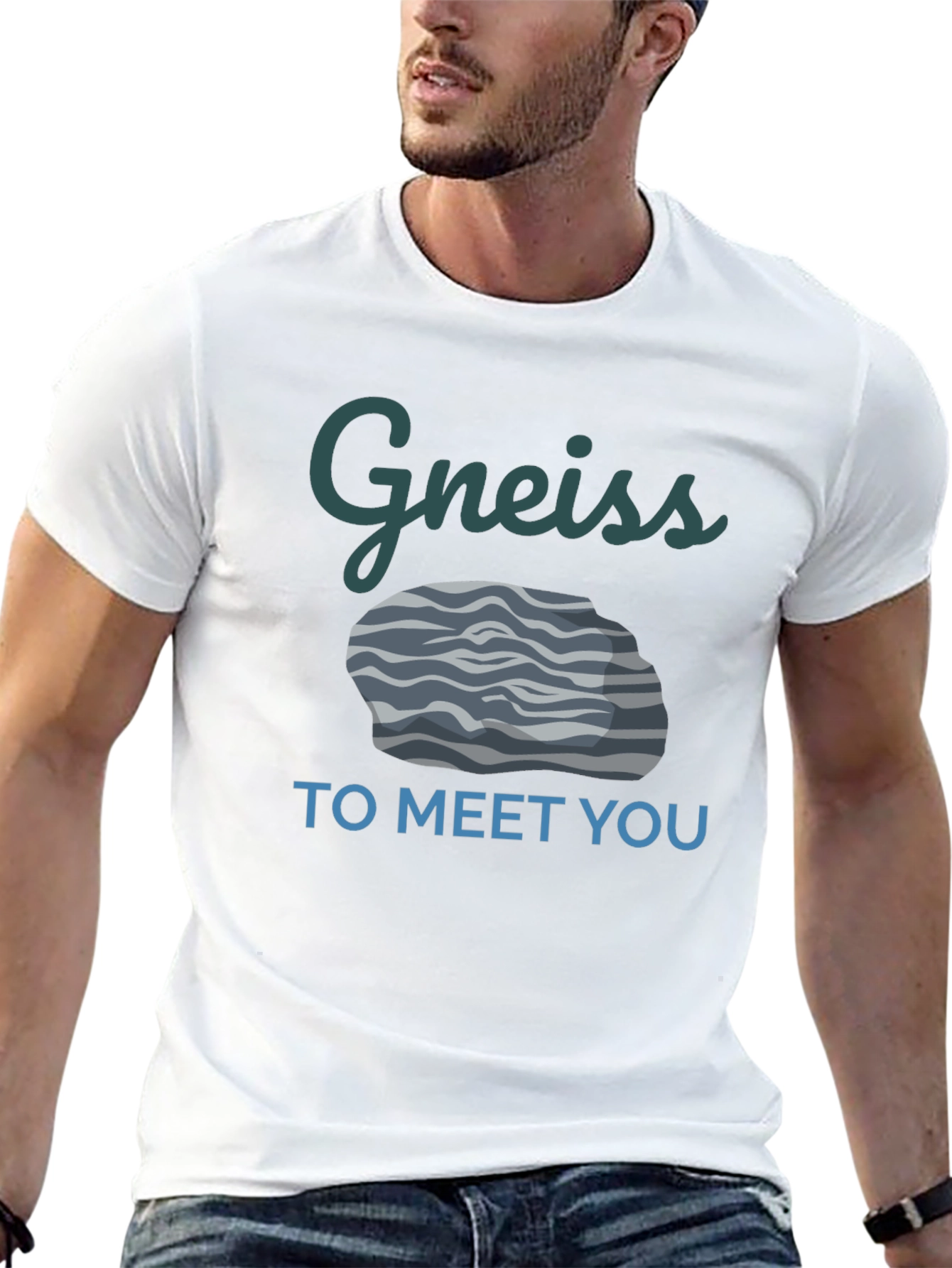 Gneiss To Meet You Funny Geology T-Shirt