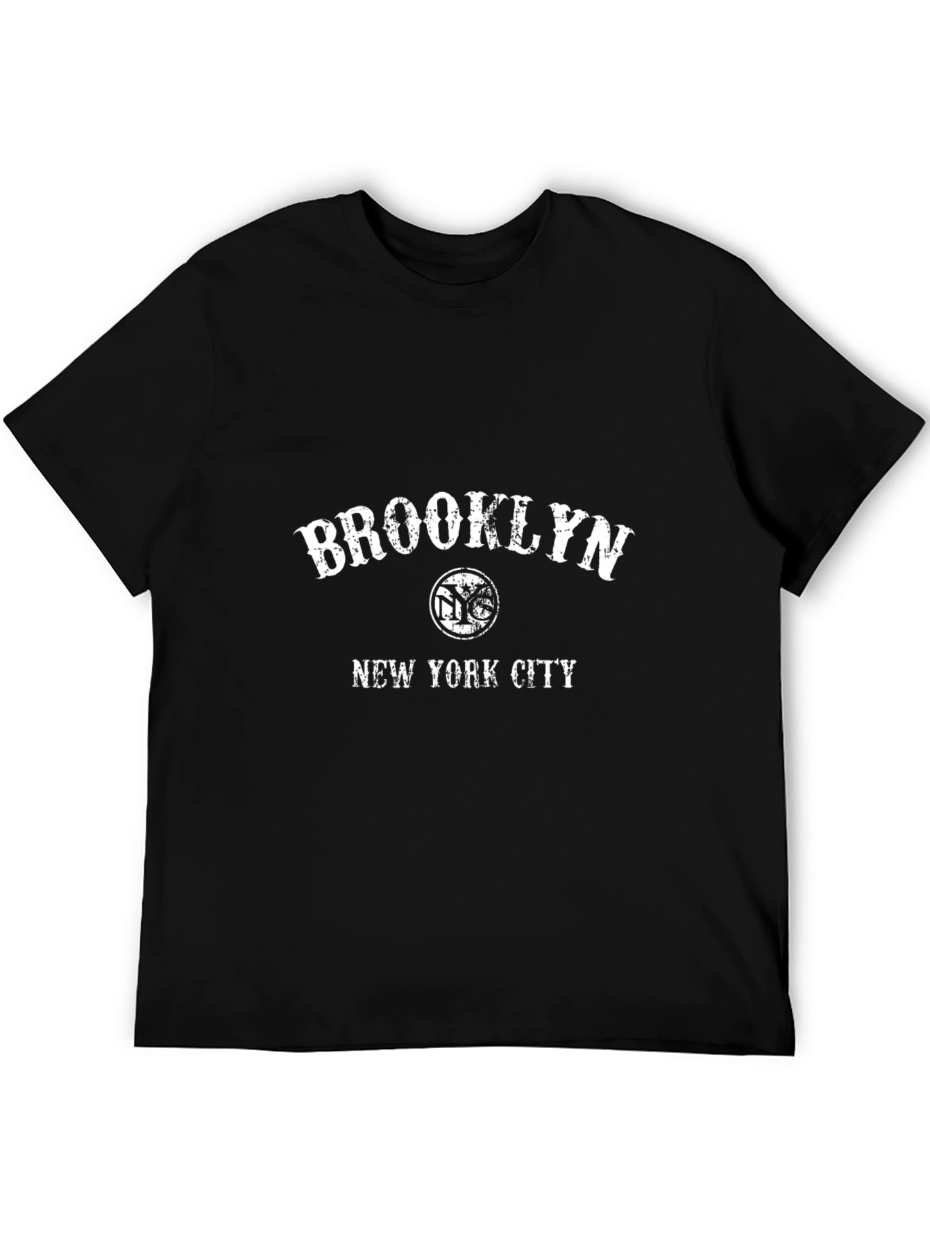 Brooklyn New York City Mens Black T-Shirt