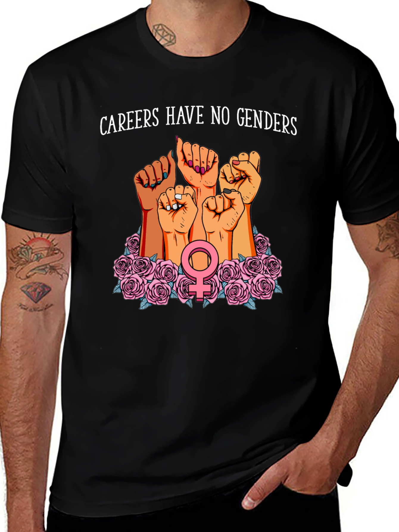 Careers Have No Gender Graphic T-Shirt