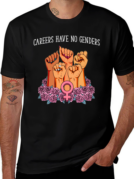 Careers Have No Gender Graphic T-Shirt