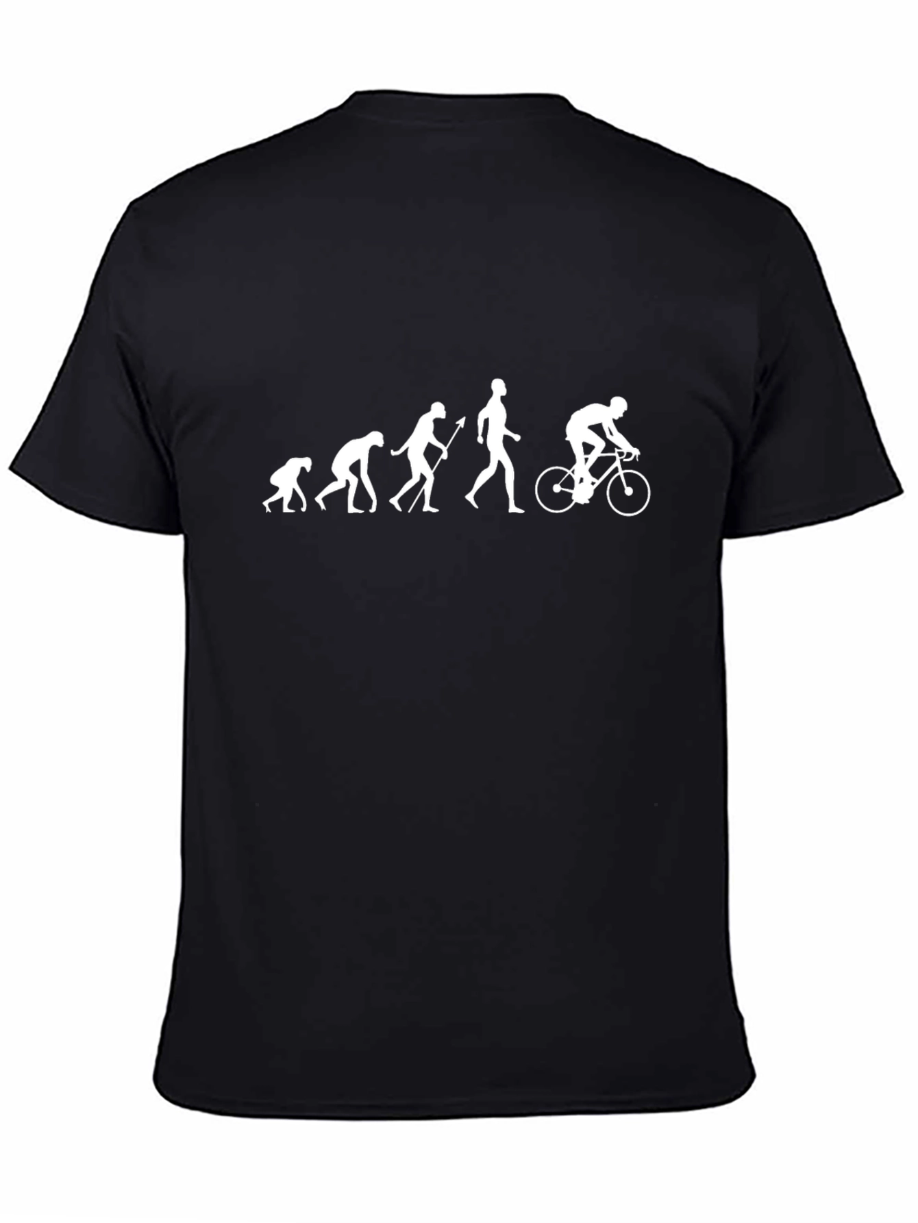 Evolution of Cycling Mens Graphic T-Shirt