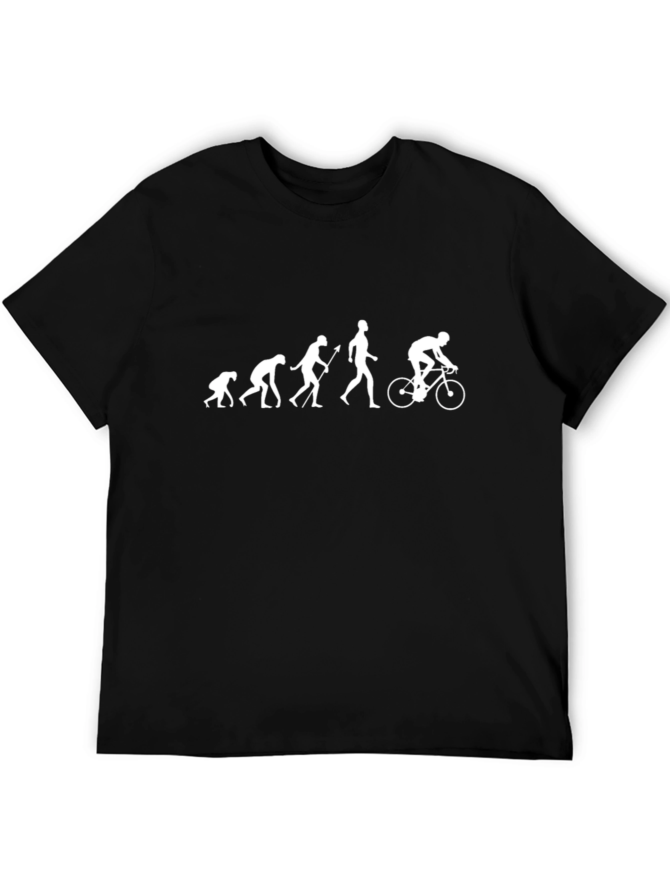 Evolution of Cycling Mens Graphic T-Shirt