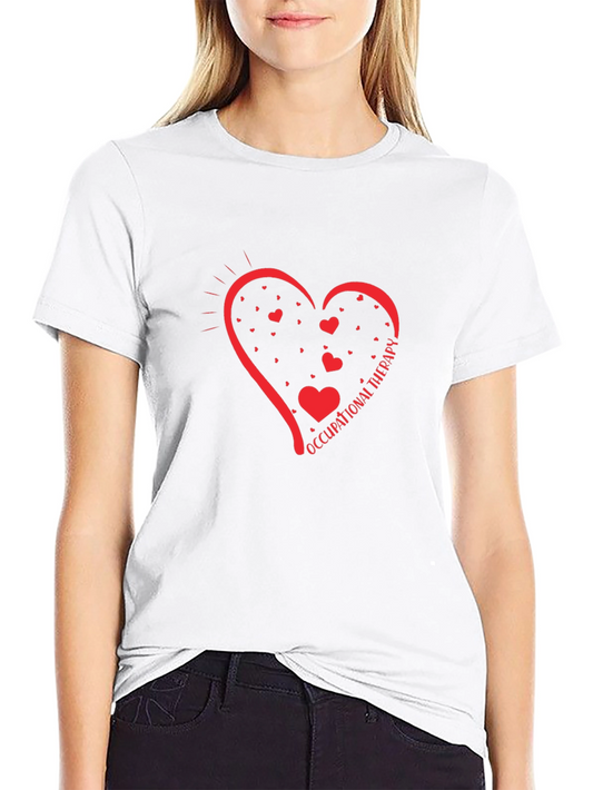 Occupational Therapy Heart T-Shirt - Black