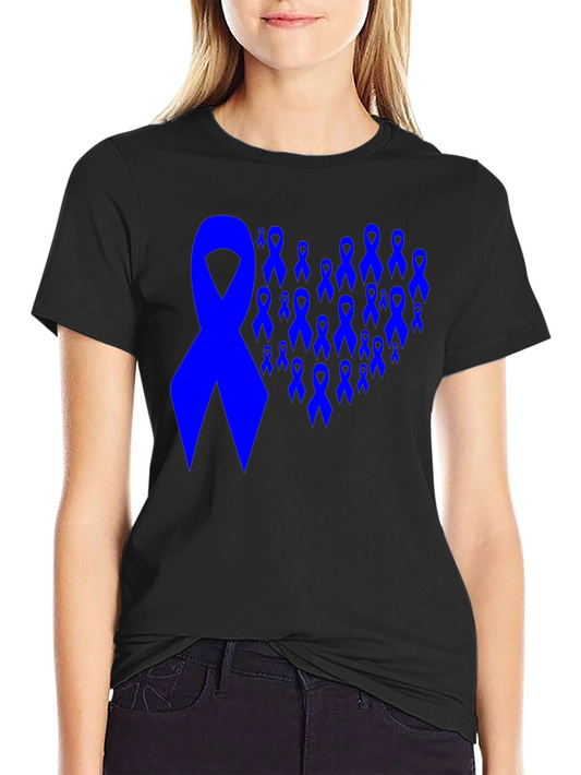 Blue Ribbon Awareness Graphic Tee