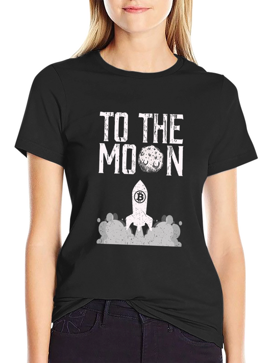 Bitcoin To The Moon Graphic Tee