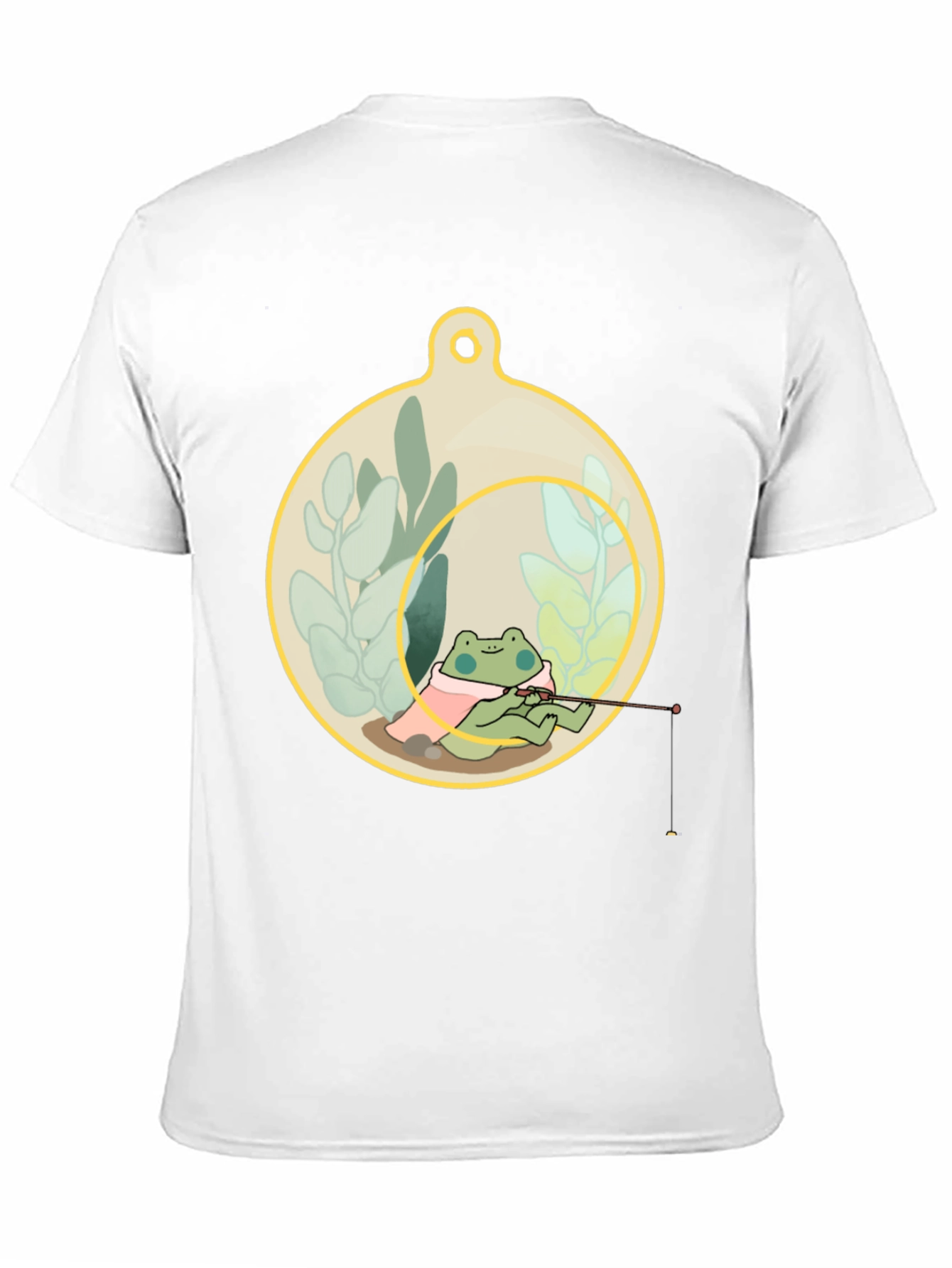 Frog Fishing in a Terrarium T-Shirt
