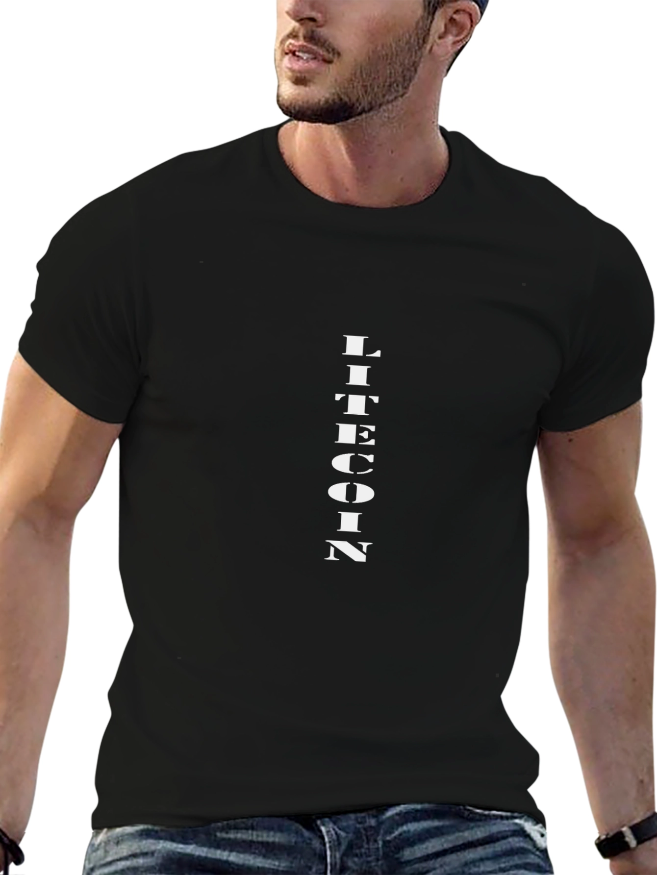 Litecoin Black T-Shirt Crypto Fashion