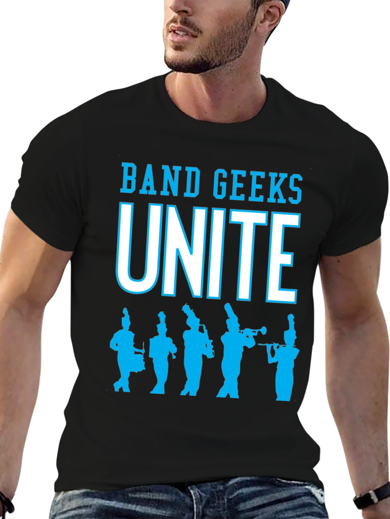Band Geeks Unite Black T-Shirt