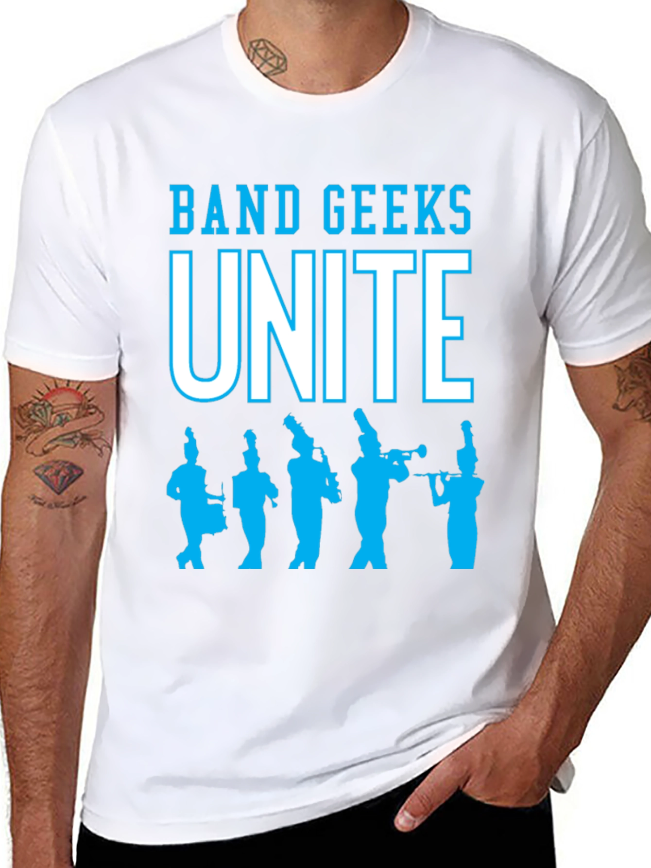 Band Geeks Unite Black T-Shirt
