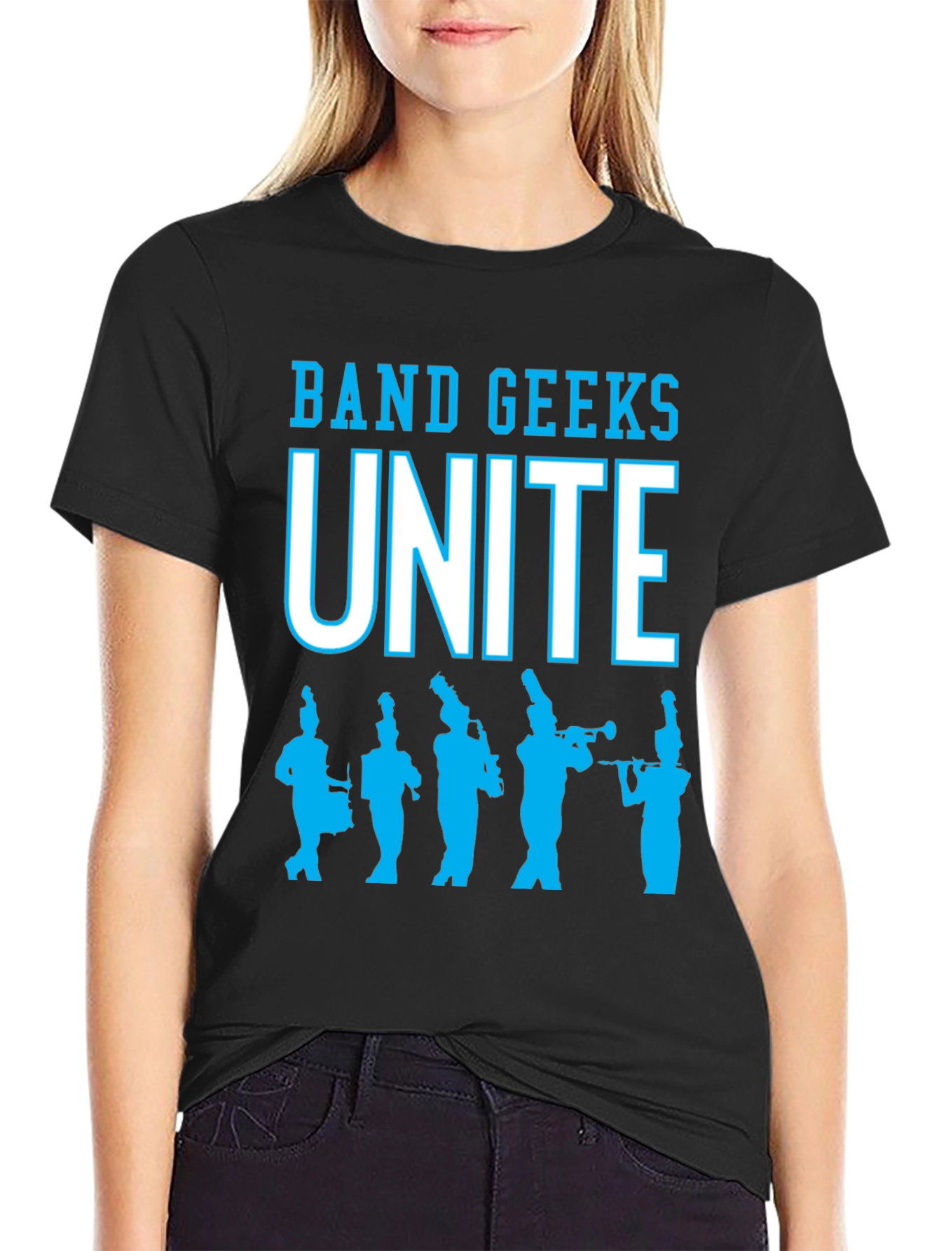 Band Geeks Unite Black T-Shirt