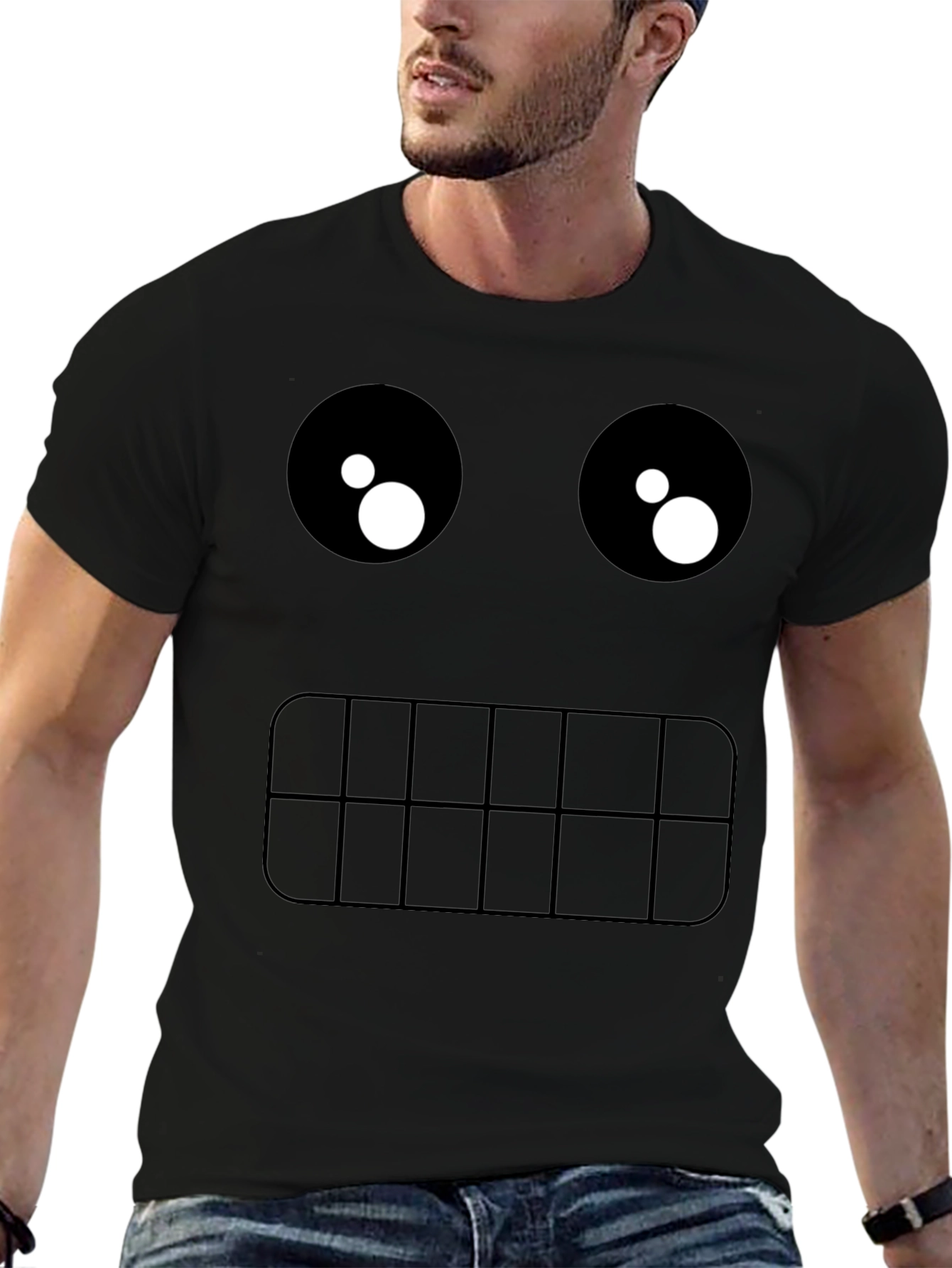 Funny Graphic Face T-Shirt