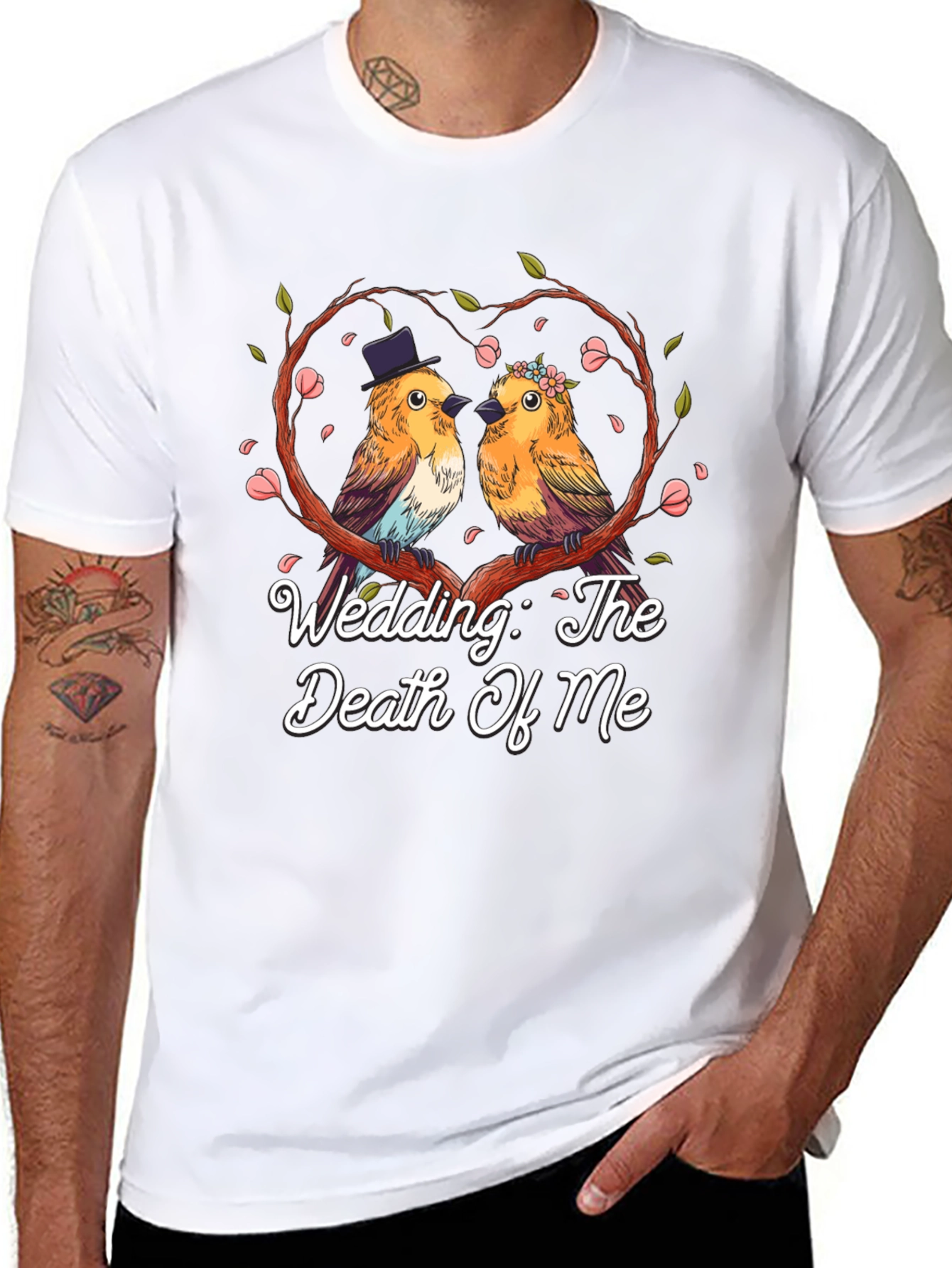 Wedding The Death Of Me Bird T-Shirt