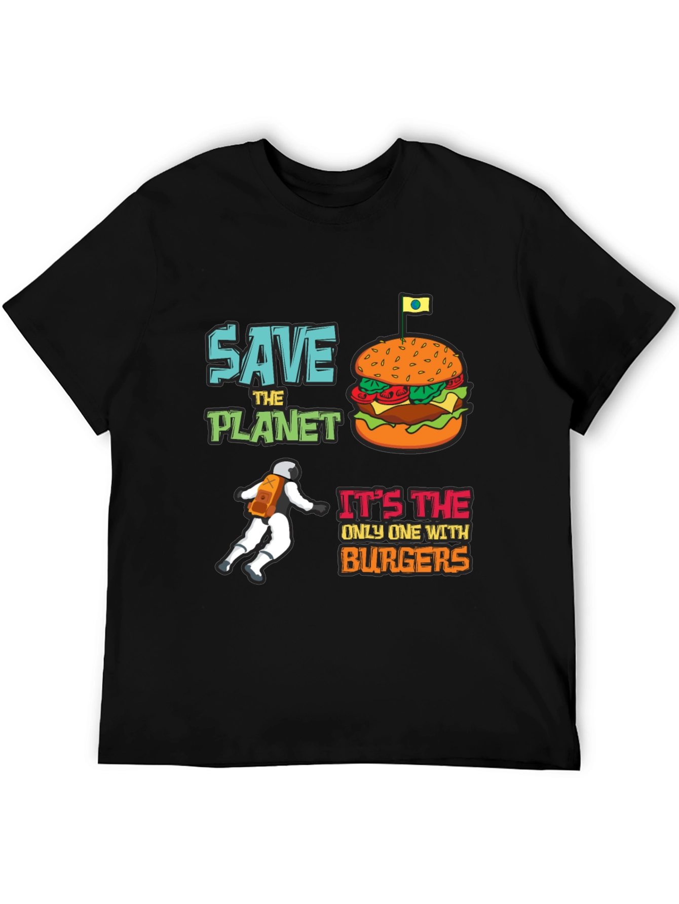 Save the Planet Burger T-Shirt