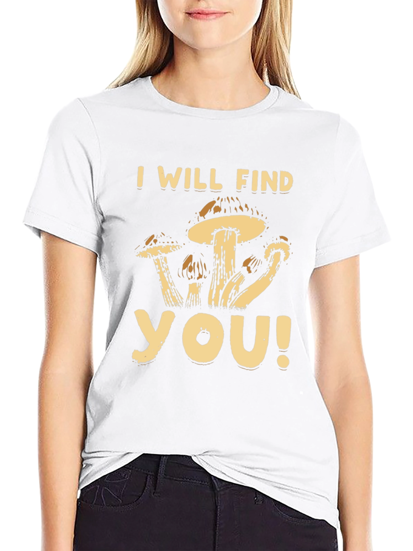 Mushroom Graphic T-Shirt - I Will Find You