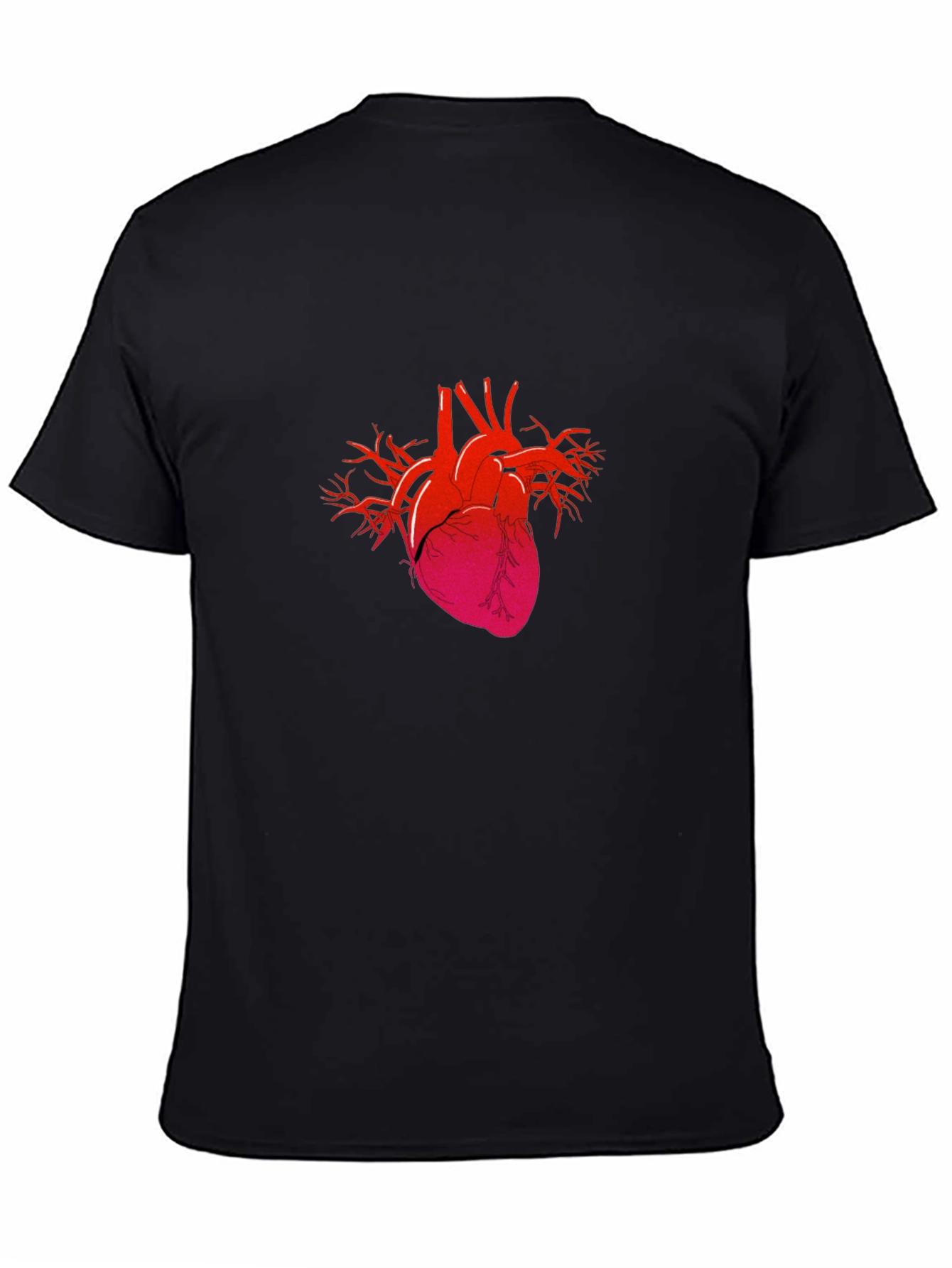 Anatomical Heart Graphic Tee - Black