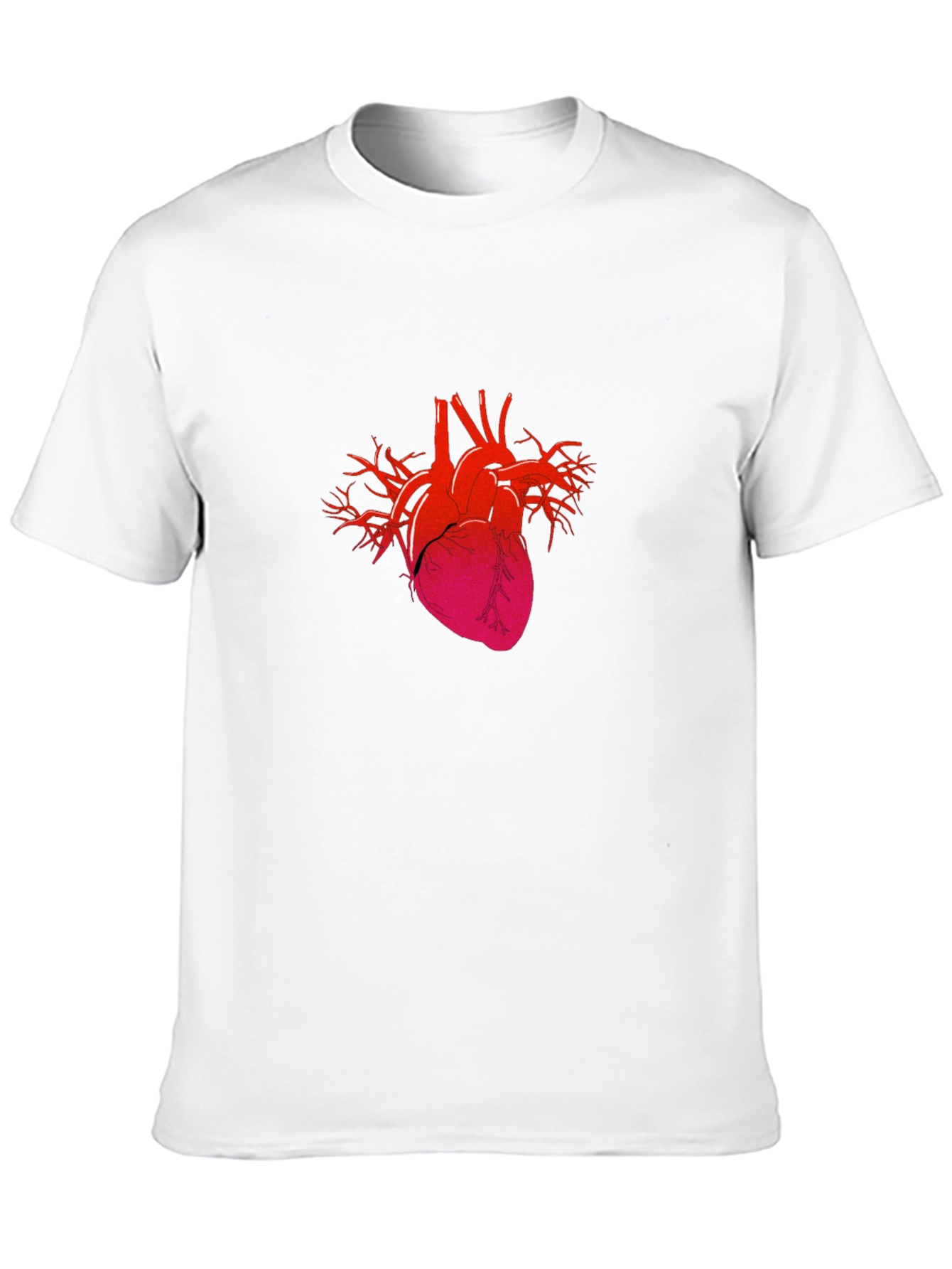 Anatomical Heart Graphic Tee - Black