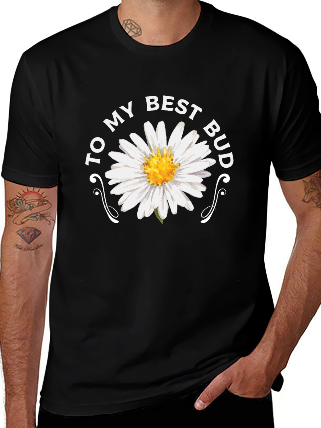 To My Best Bud Daisy Graphic Tee