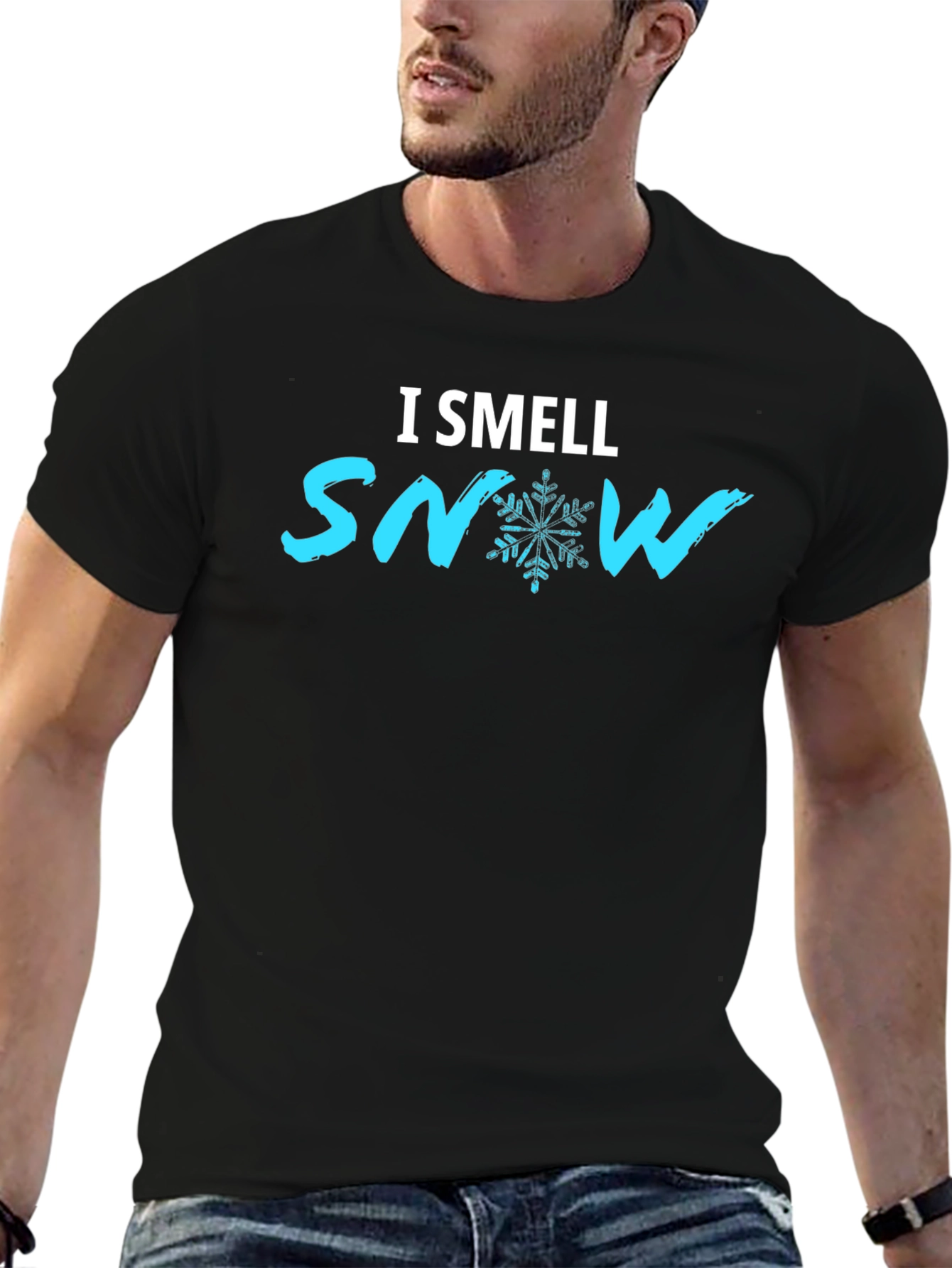 I Smell Snow T-Shirt - Winter Holiday Tee