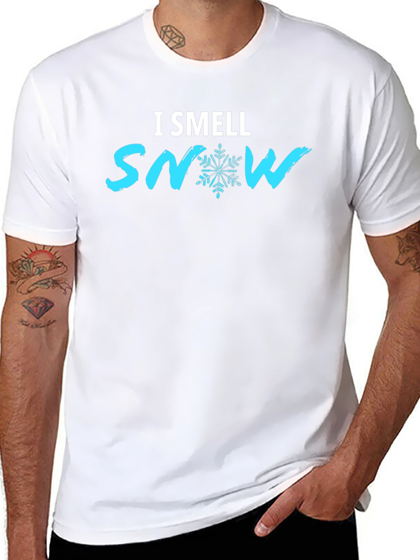 I Smell Snow T-Shirt - Winter Holiday Tee