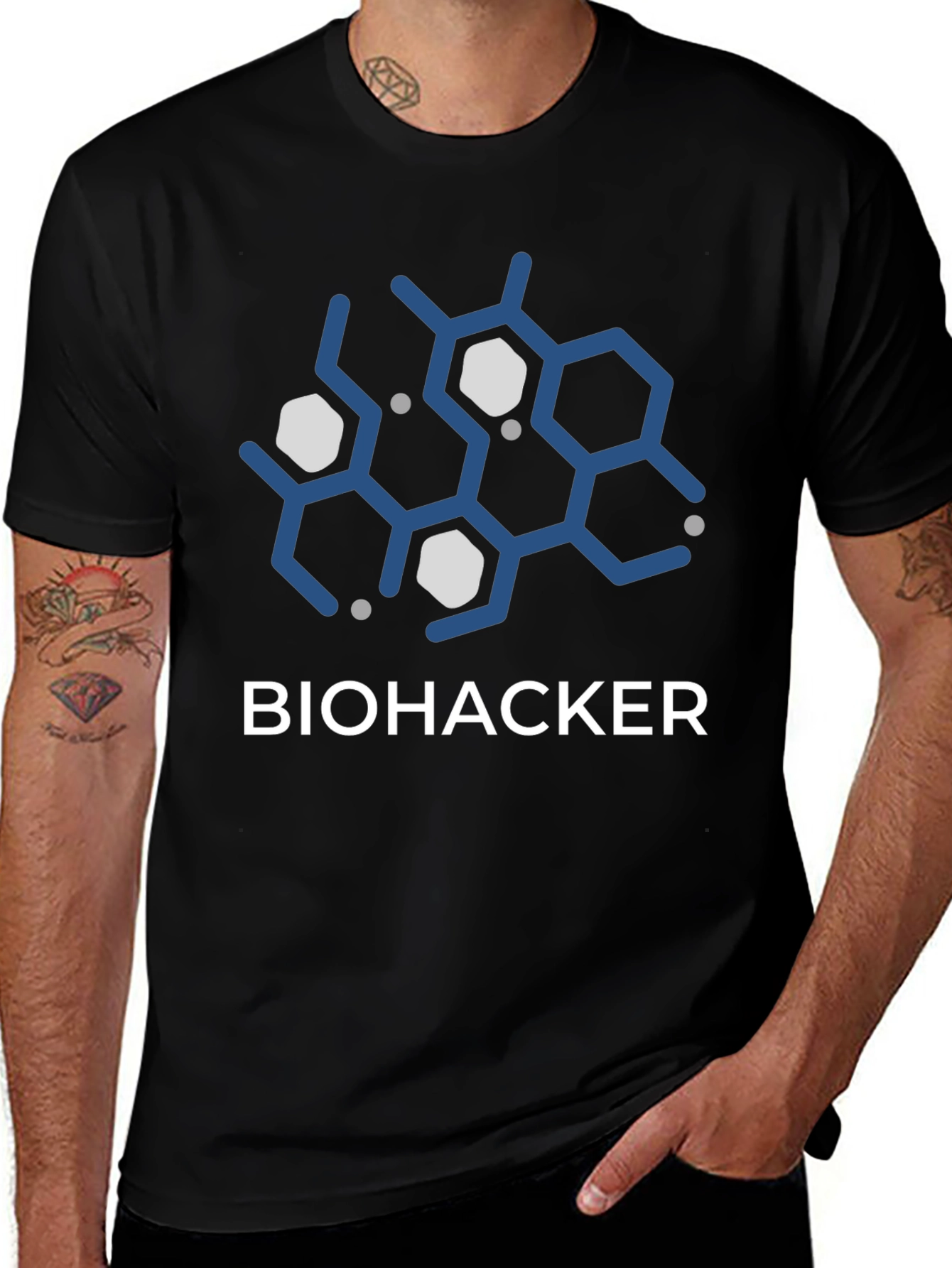 Biohacker T-Shirt - Geeky Science Tee