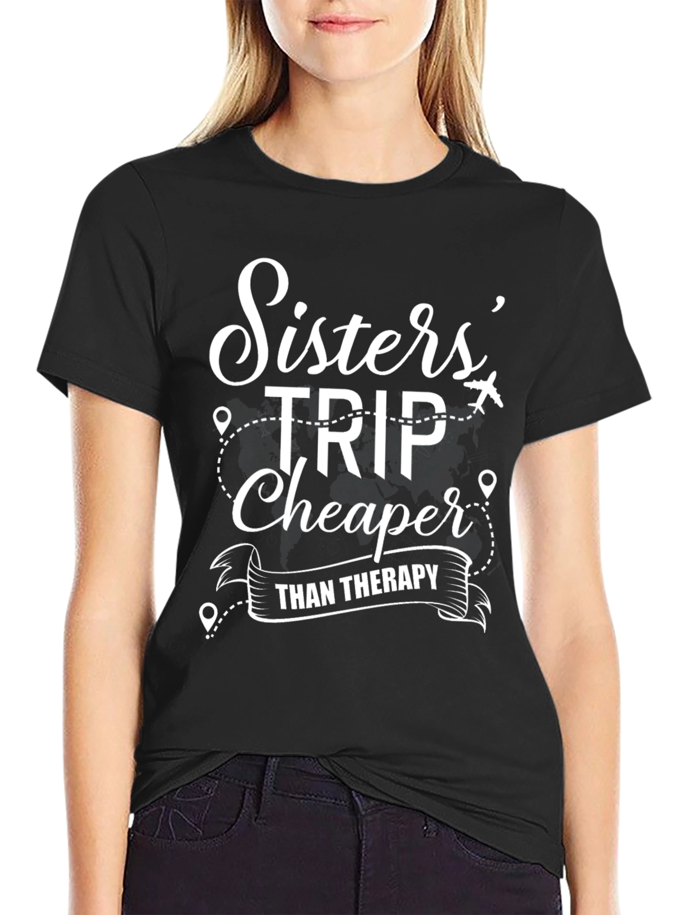 Sisters Trip Cheaper Than Therapy T-Shirt