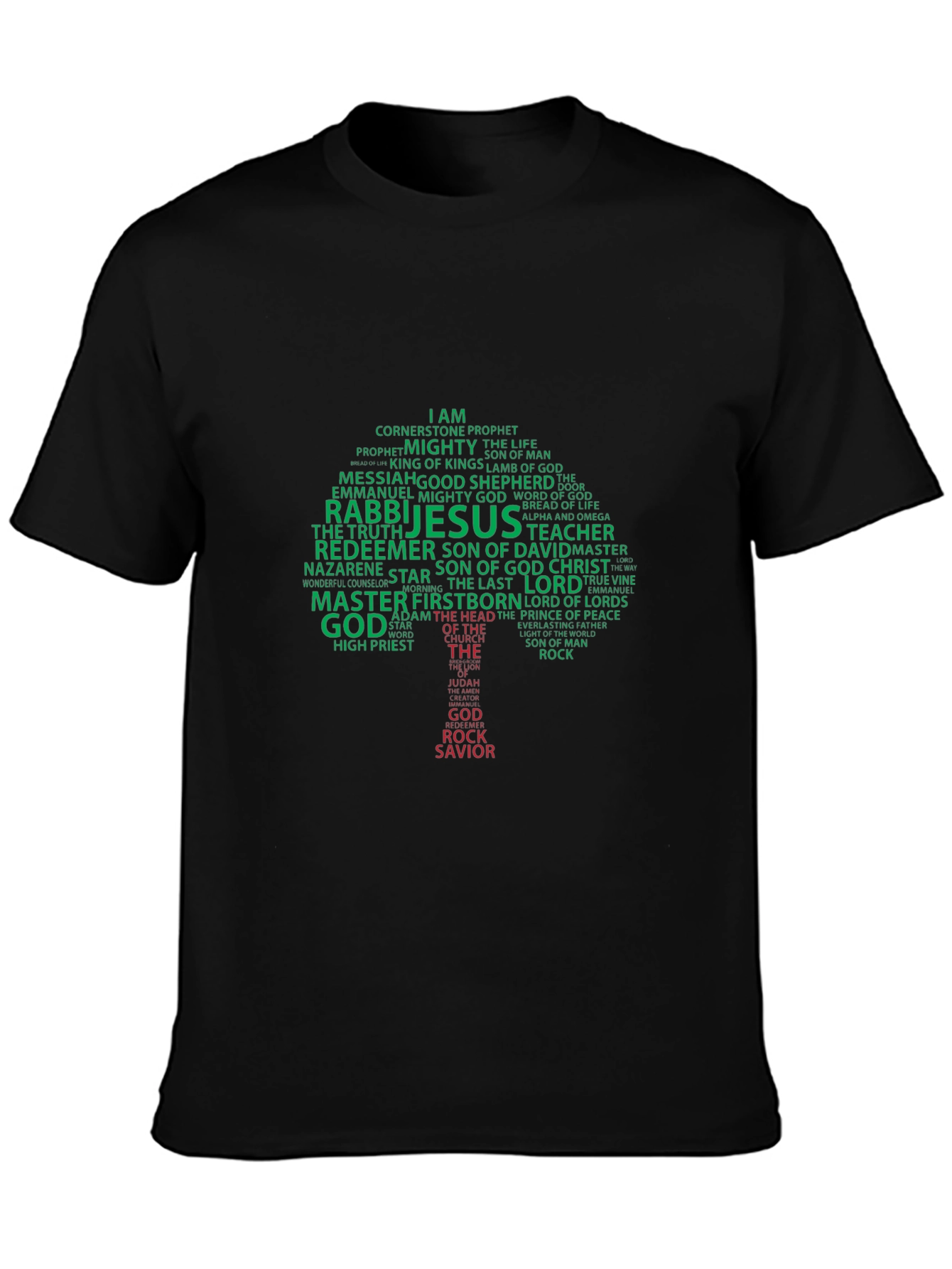 Word Cloud Graphic T-Shirt
